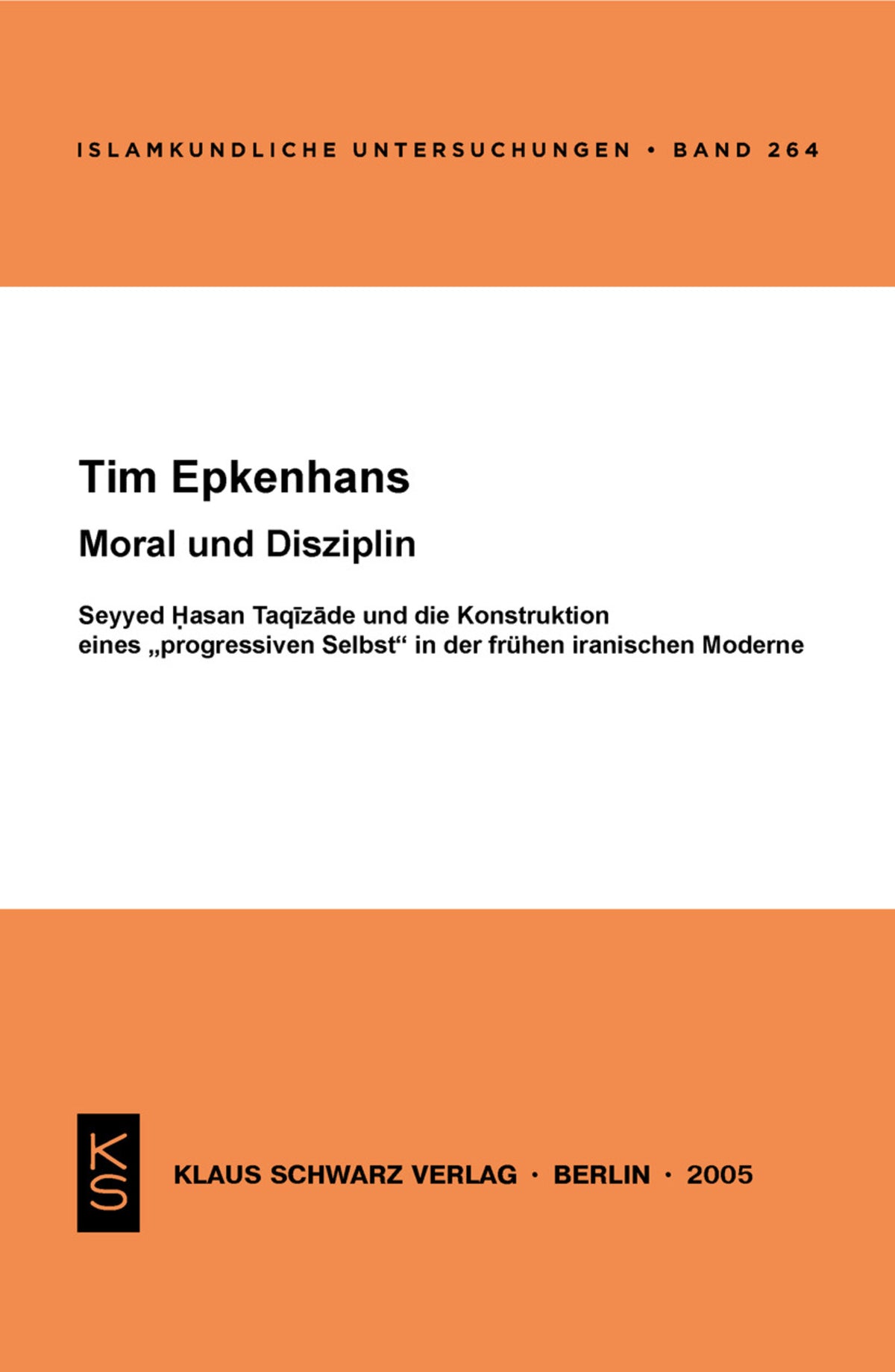 Cover image for Moral und Disziplin ISBN 9783879973224