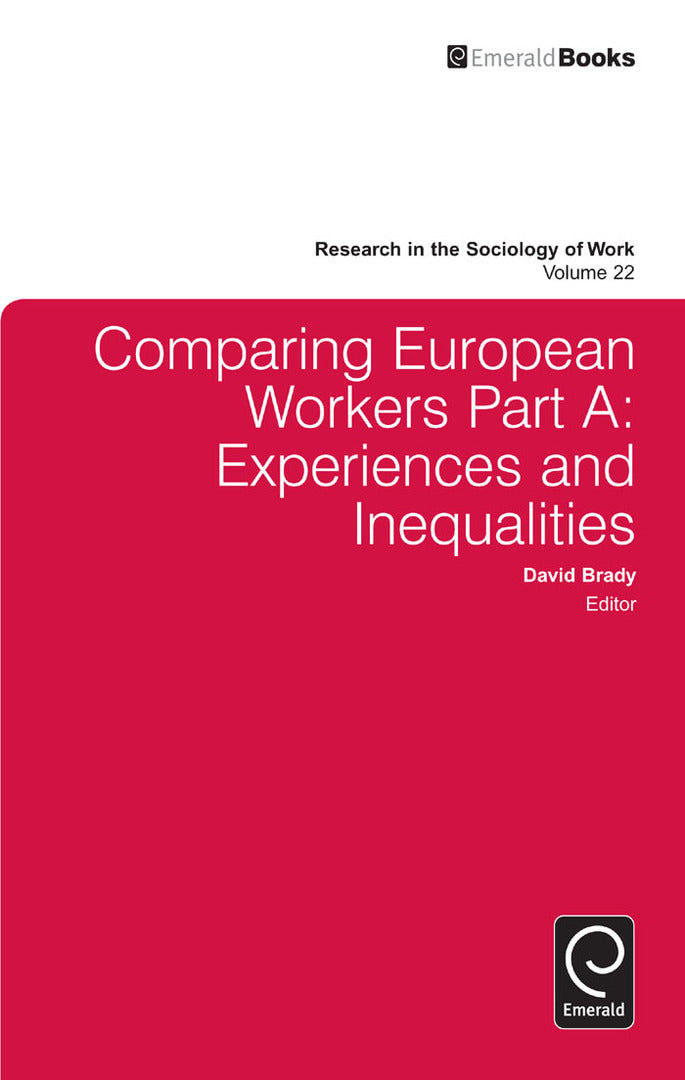 Cover image for Comparing European Workers ISBN 9781849509466