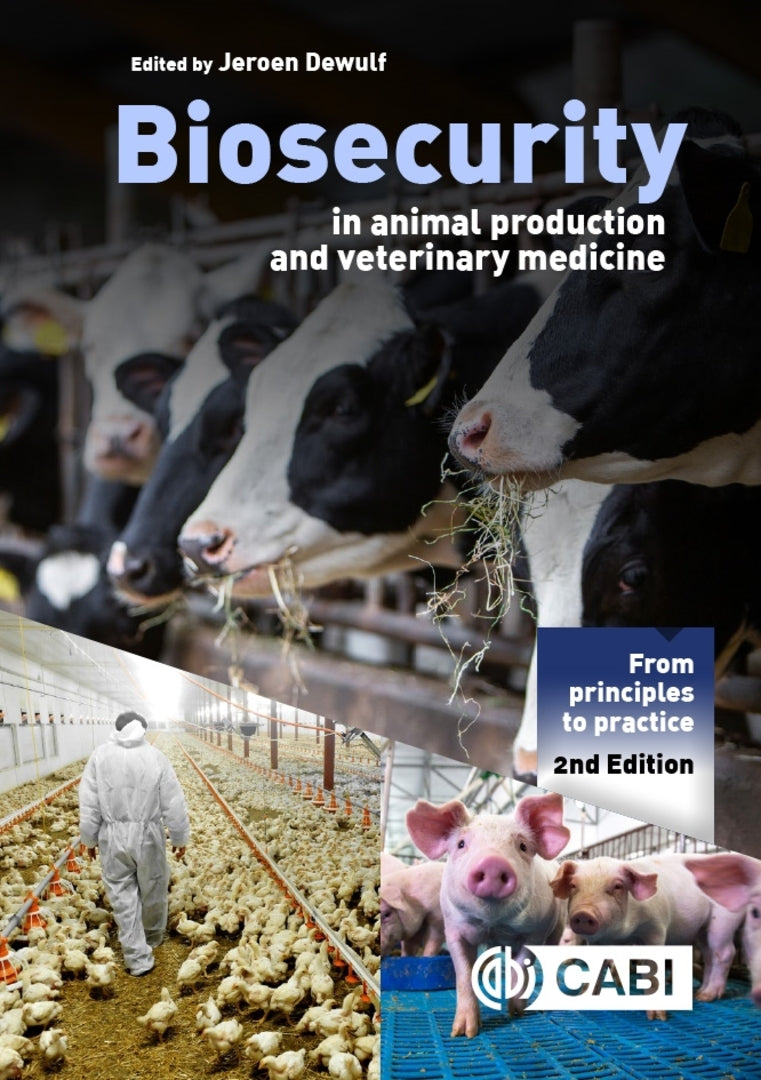 Cover image for Biosecurity in Animal Production and Veterinary Medicine ISBN 9781800629844