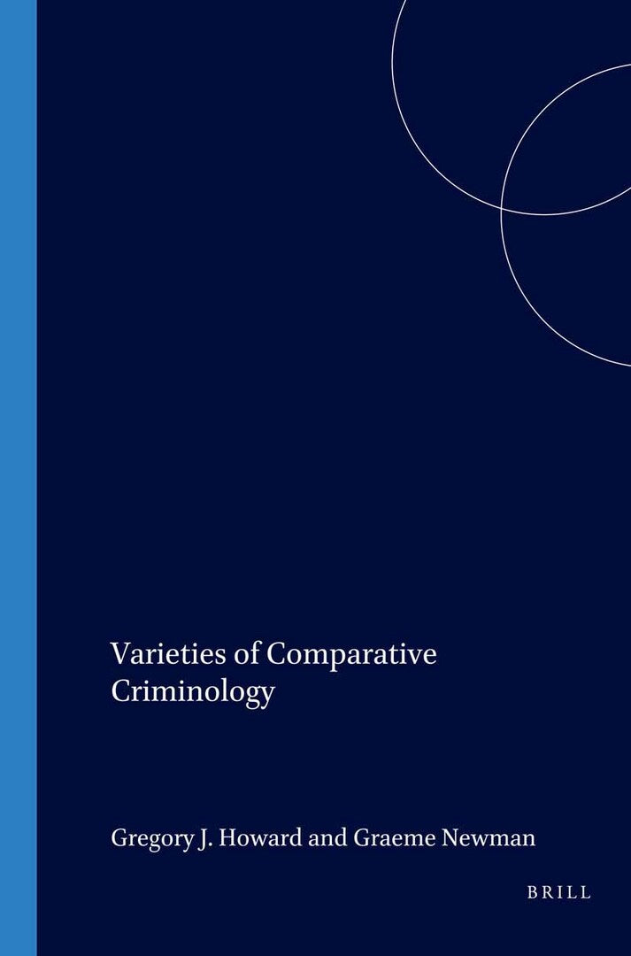 Cover image for Varieties of Comparative Criminology ISBN 9789004122451