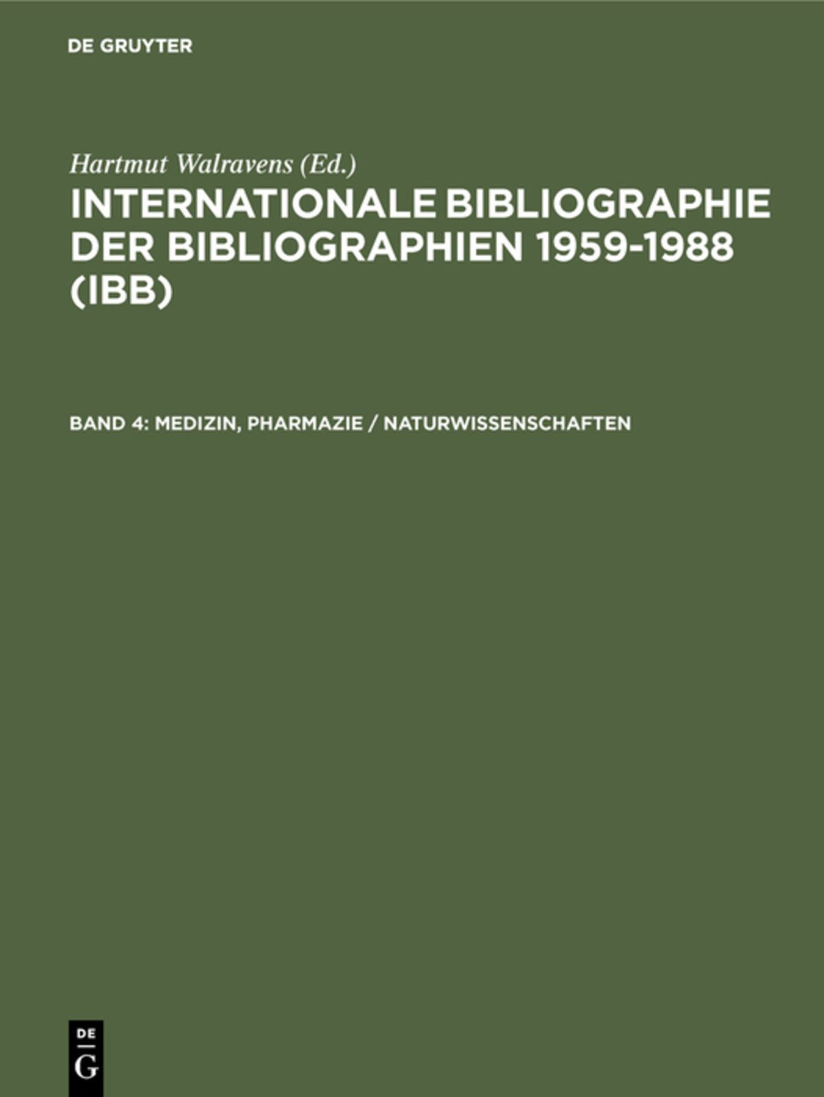 Medizin, Pharmazie / Naturwissenschaften