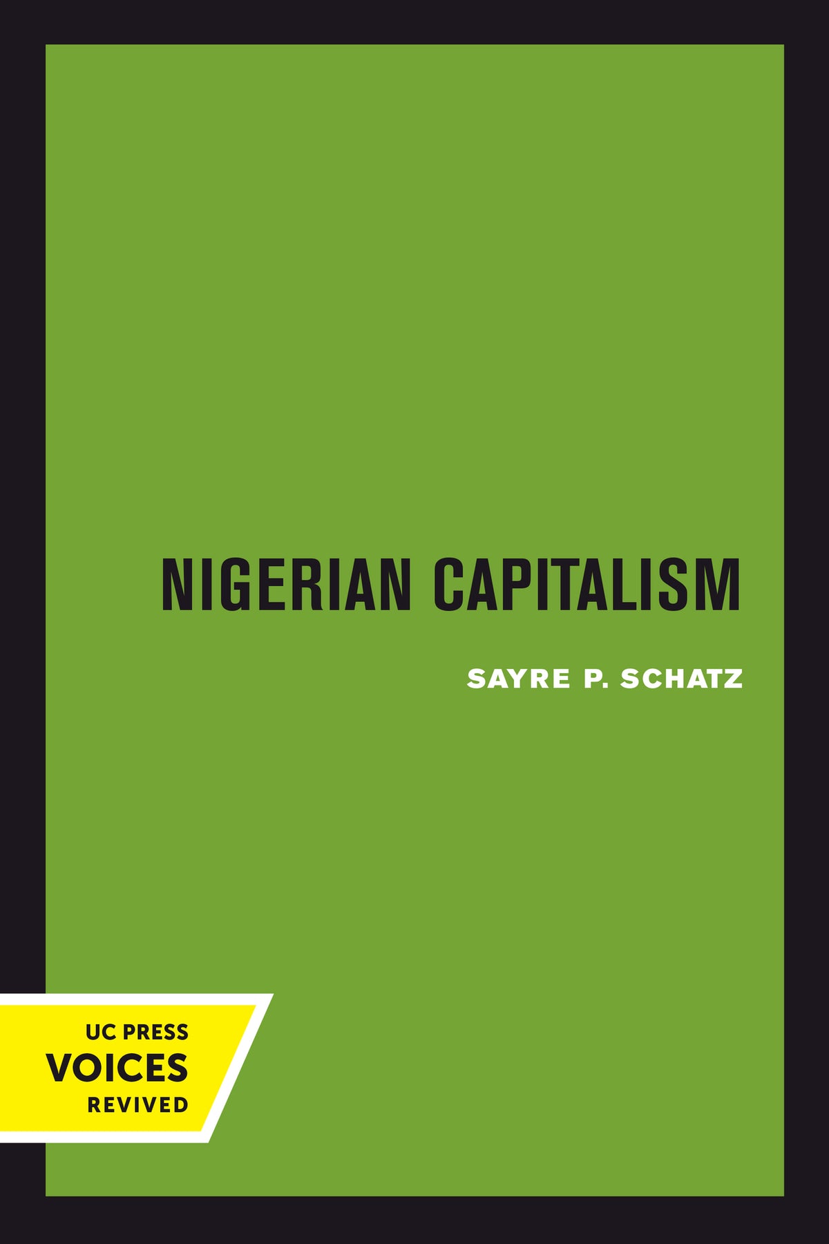 Cover image for Nigerian Capitalism ISBN 9780520414921
