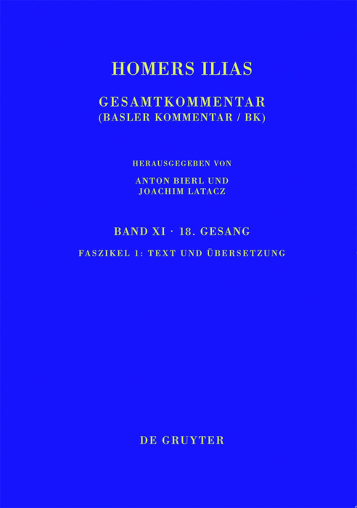 Cover image for Text und Übersetzung ISBN 9783110399707