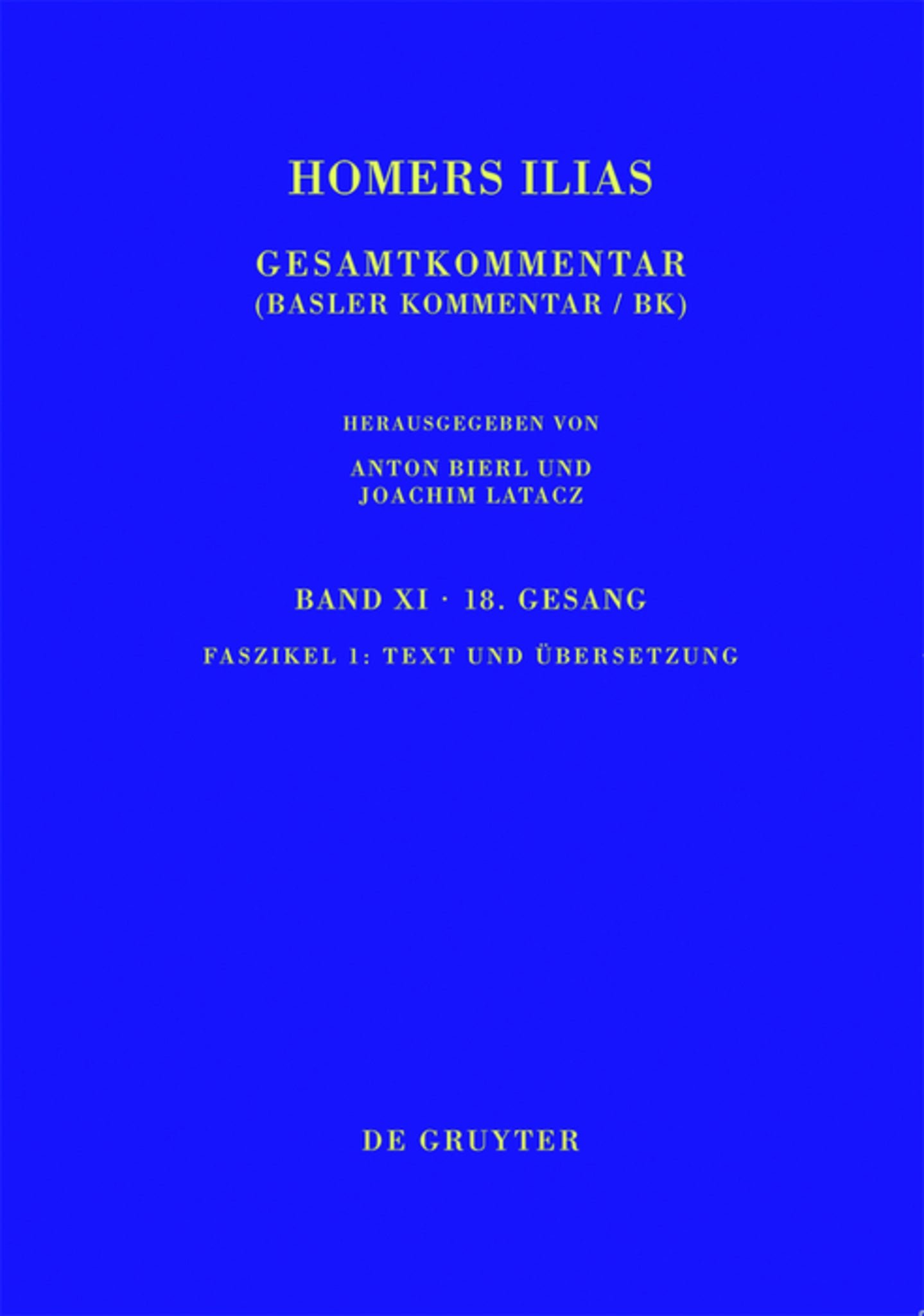 Cover image for Text und Übersetzung ISBN 9783110399707