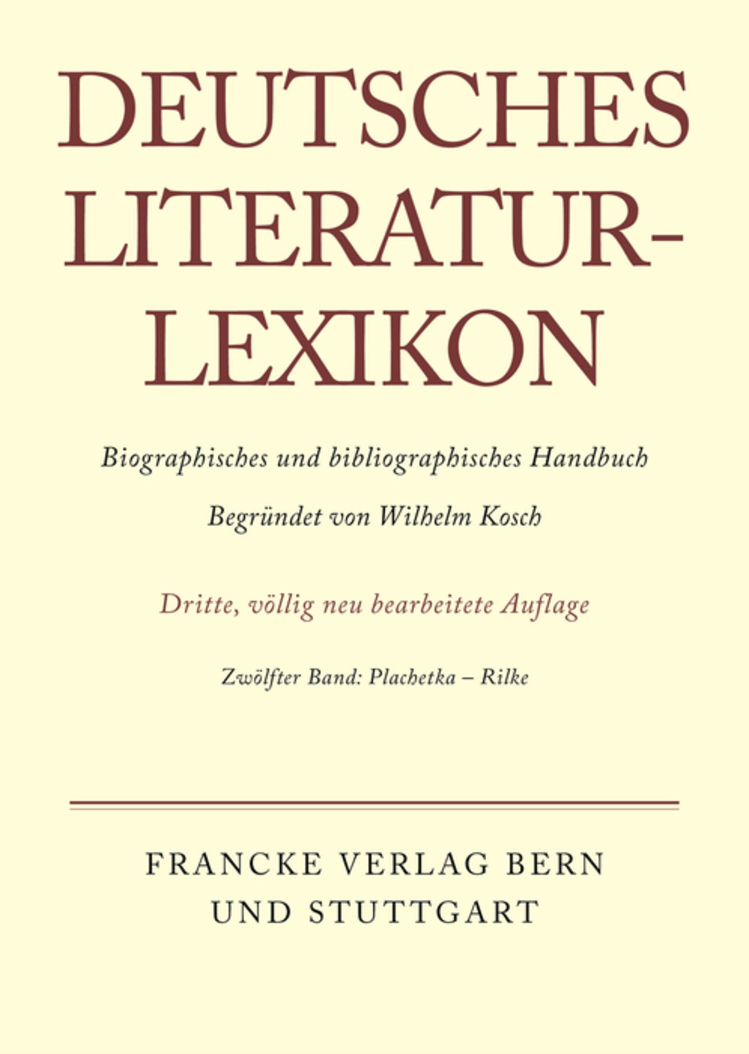Plachetka - Rilke