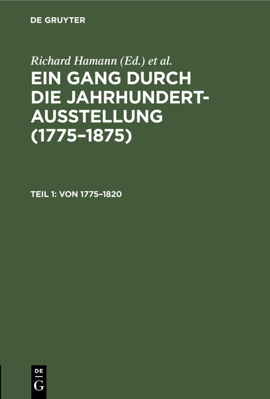 Von 1775–1820