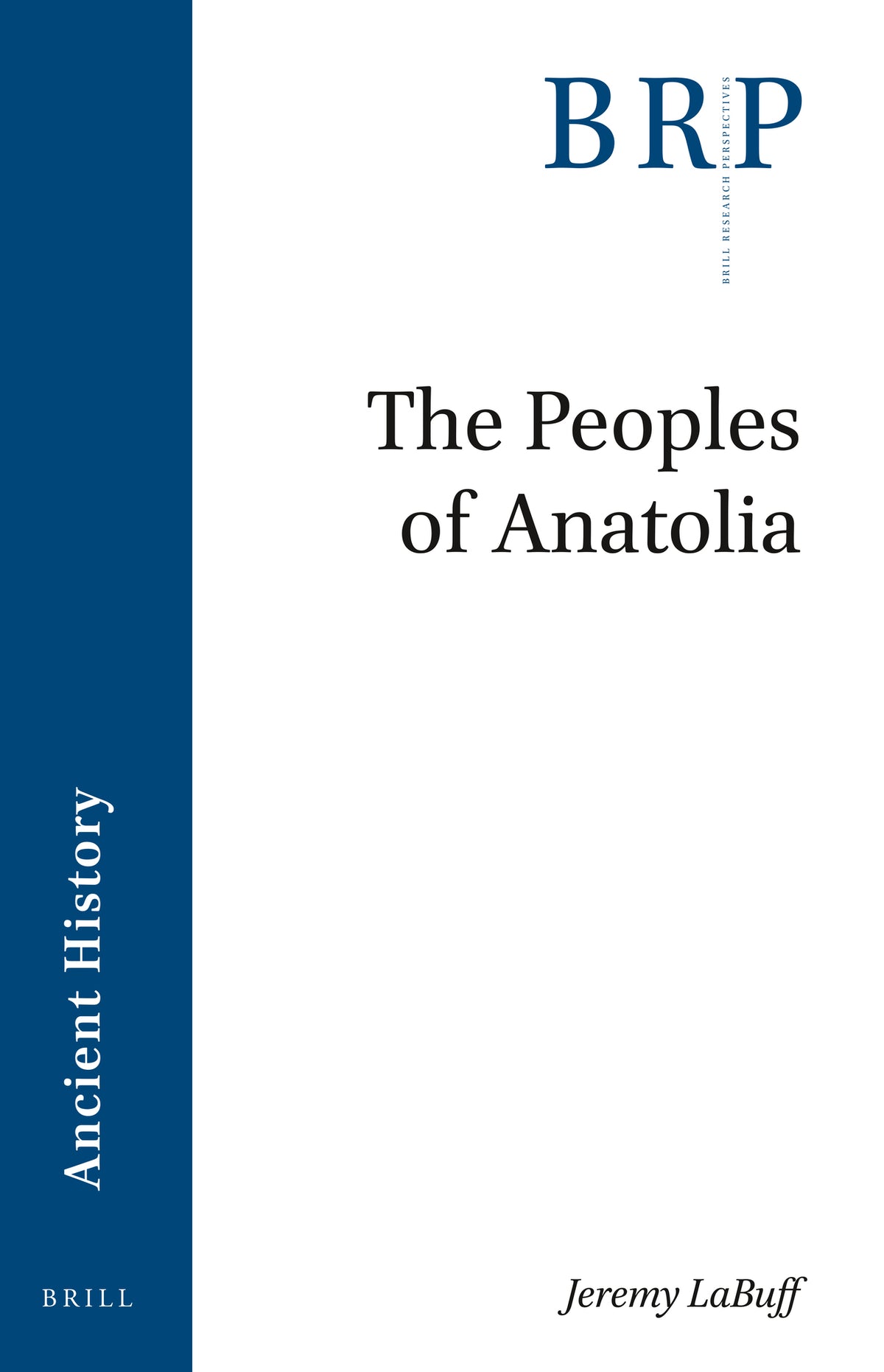 Cover image for The Peoples of Anatolia ISBN 9789004519503