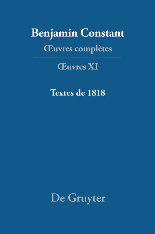 Textes de 1818