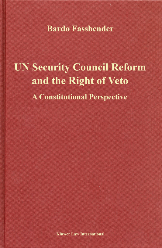 UN Security Council Reform and the Right of Veto