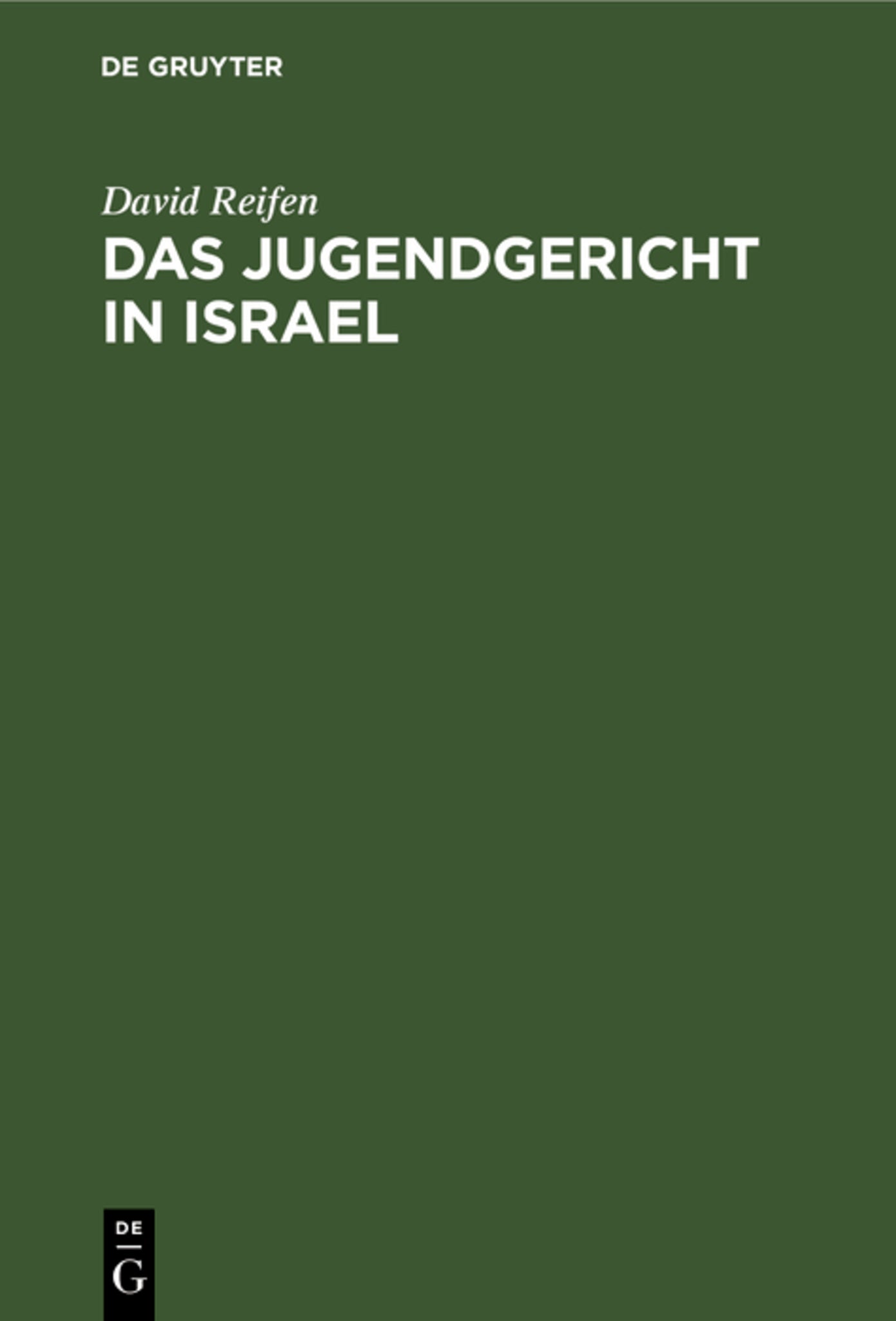 Das Jugendgericht in Israel
