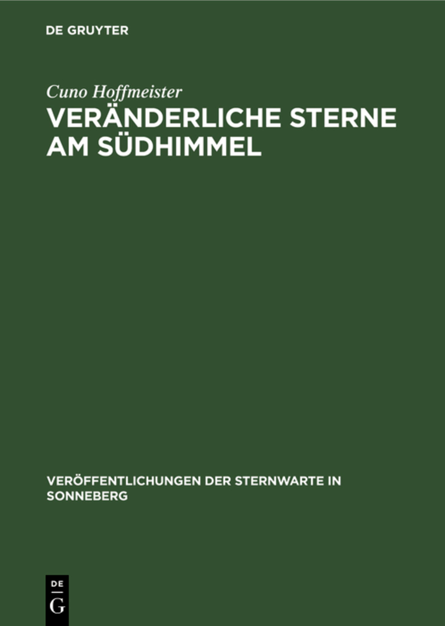Veränderliche Sterne am Südhimmel
