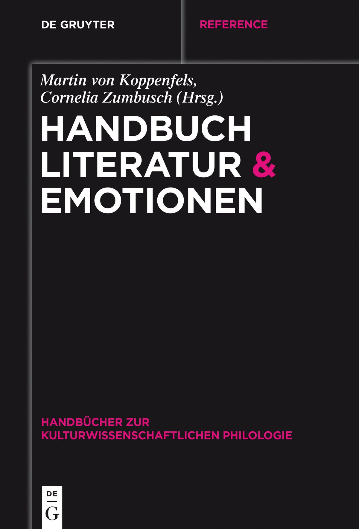 Cover image for Handbuch Literatur & Emotionen ISBN 9783110303148