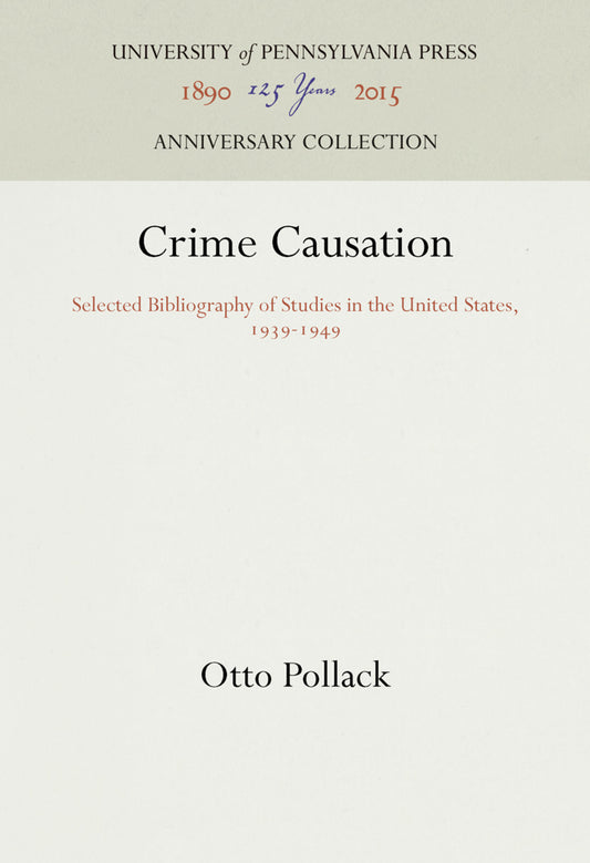 Crime Causation