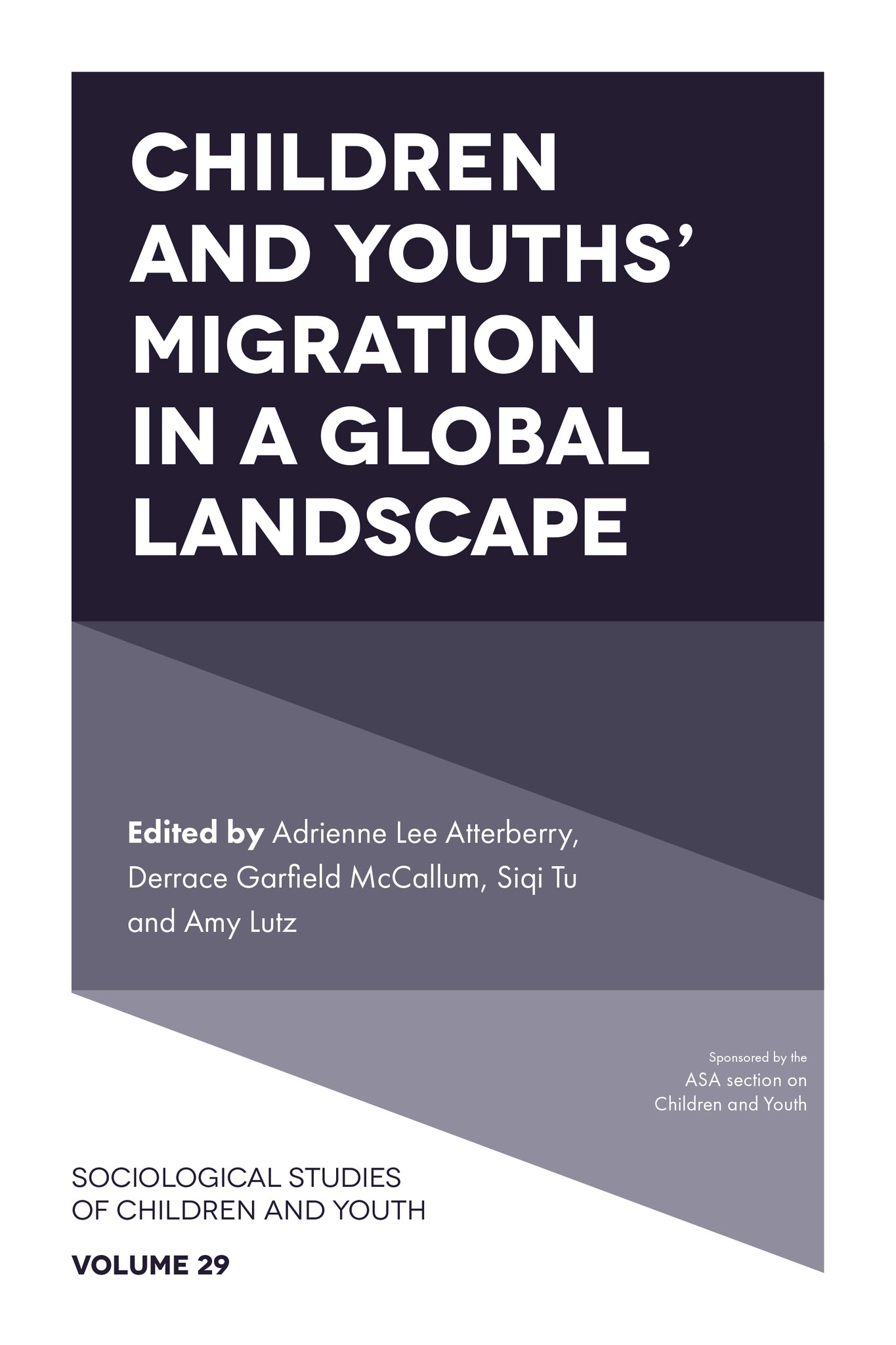 Cover image for Children and Youths’ Migration in a Global Landscape ISBN 9781801175395