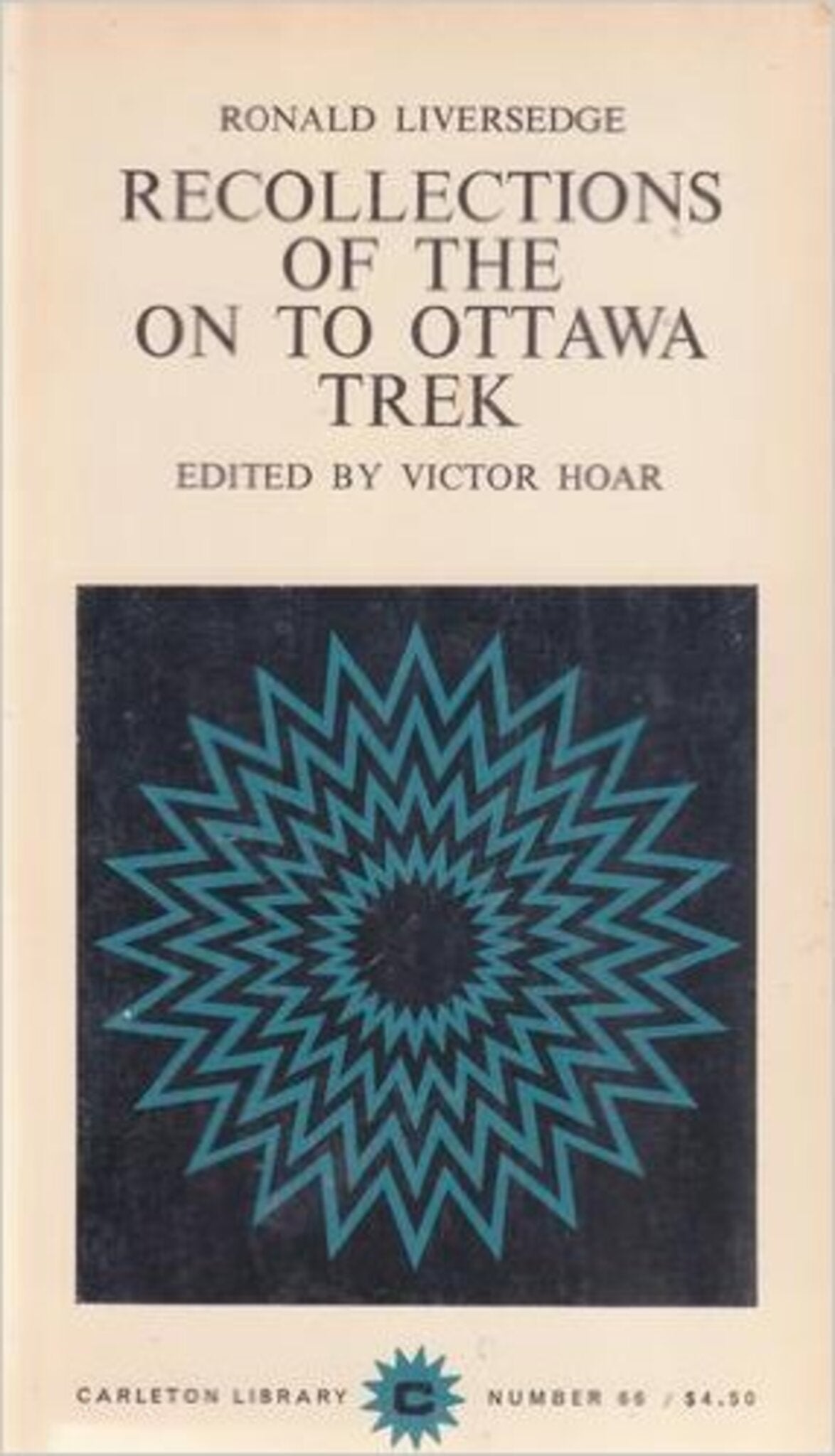 Cover image for Recollections of the on to Ottawa Trek ISBN 9780773583061