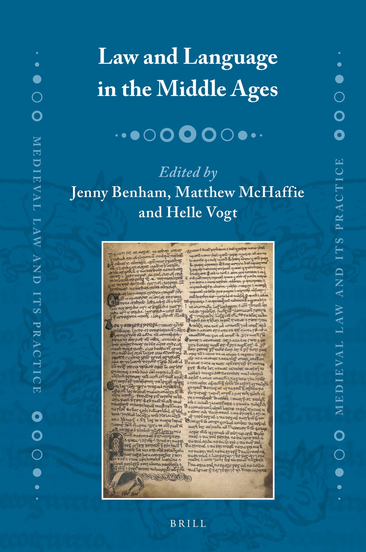 Cover image for Law and Language in the Middle Ages ISBN 9789004342675