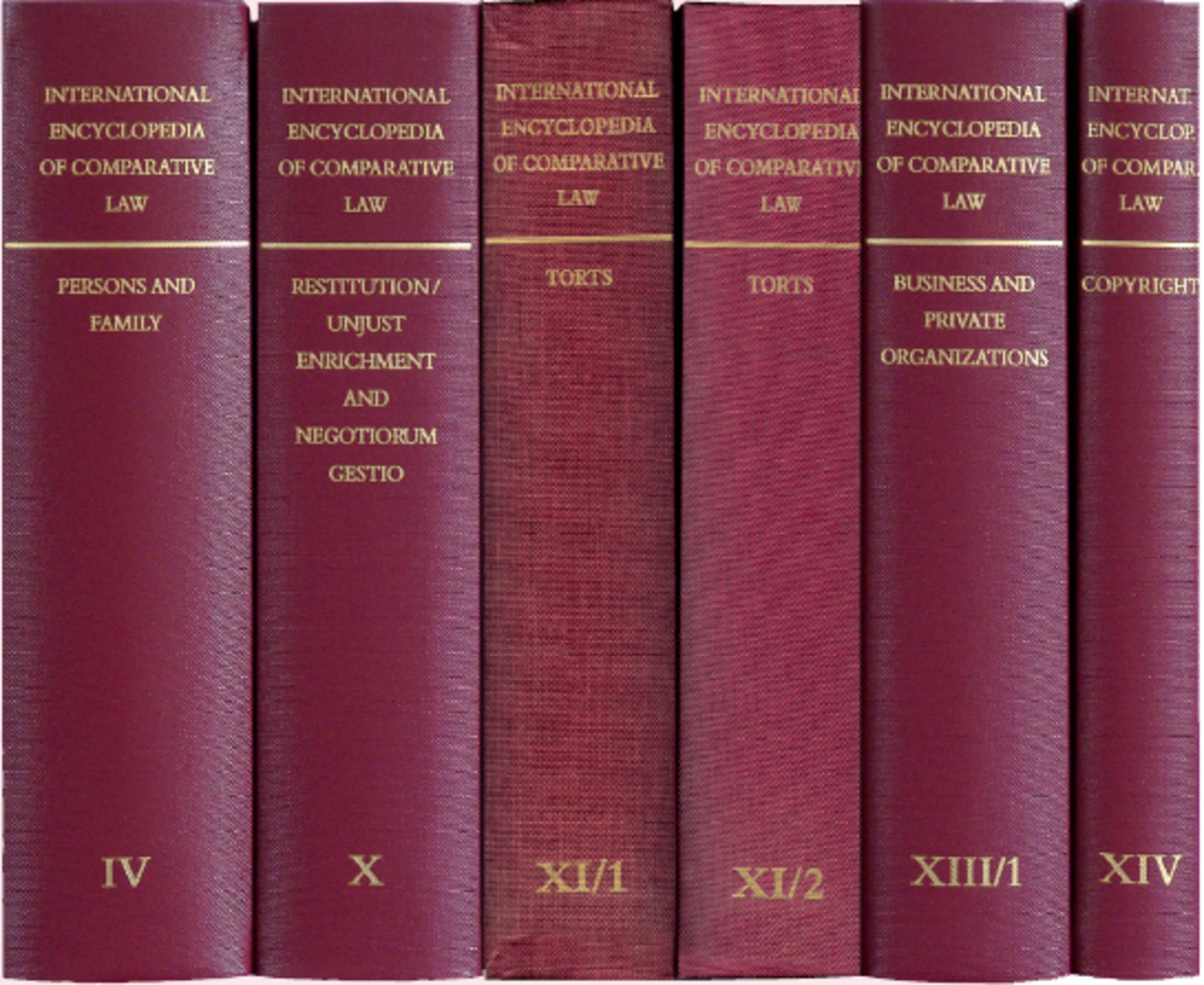 International Encyclopedia of Comparative Law, Volume VII (2 vols)