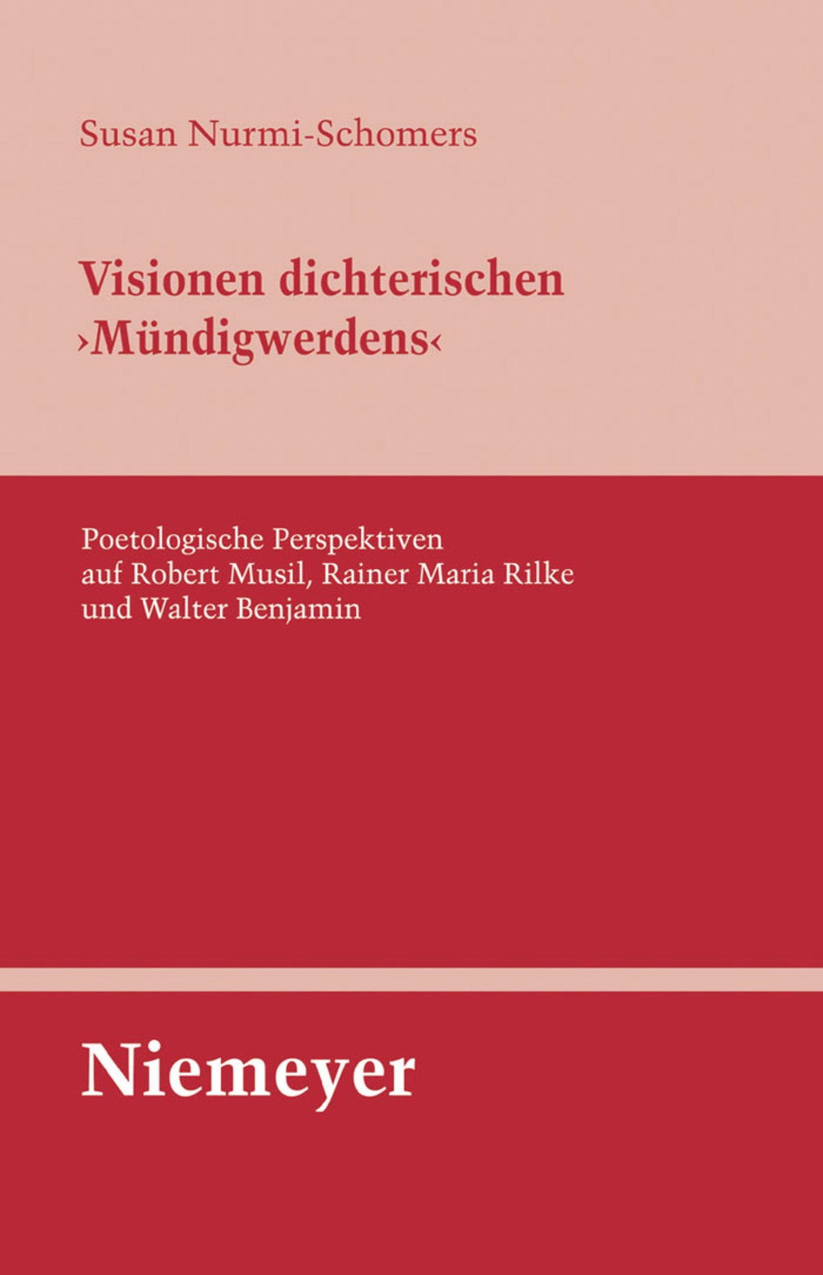Visionen dichterischen 'Mündigwerdens'