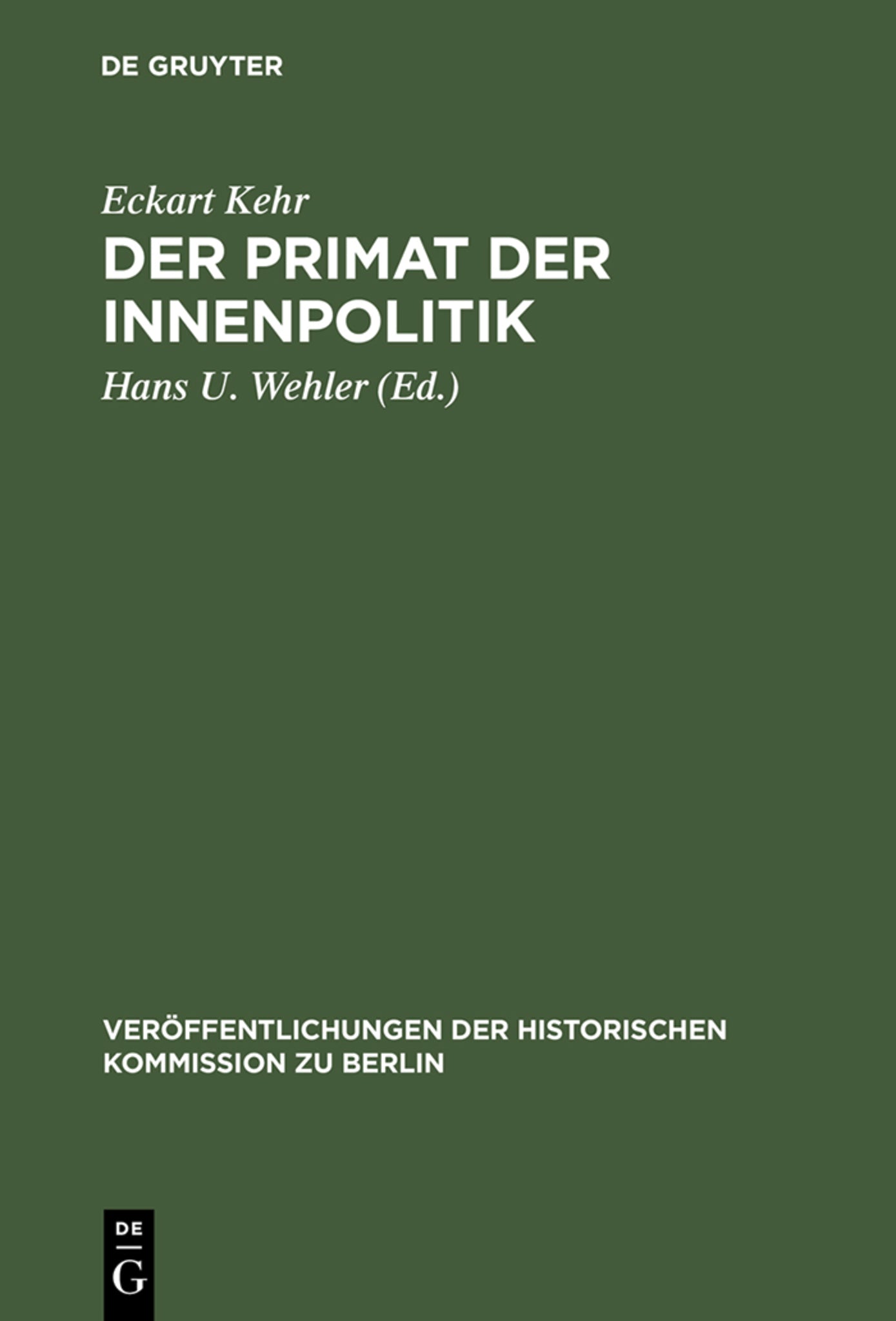 Der Primat der Innenpolitik