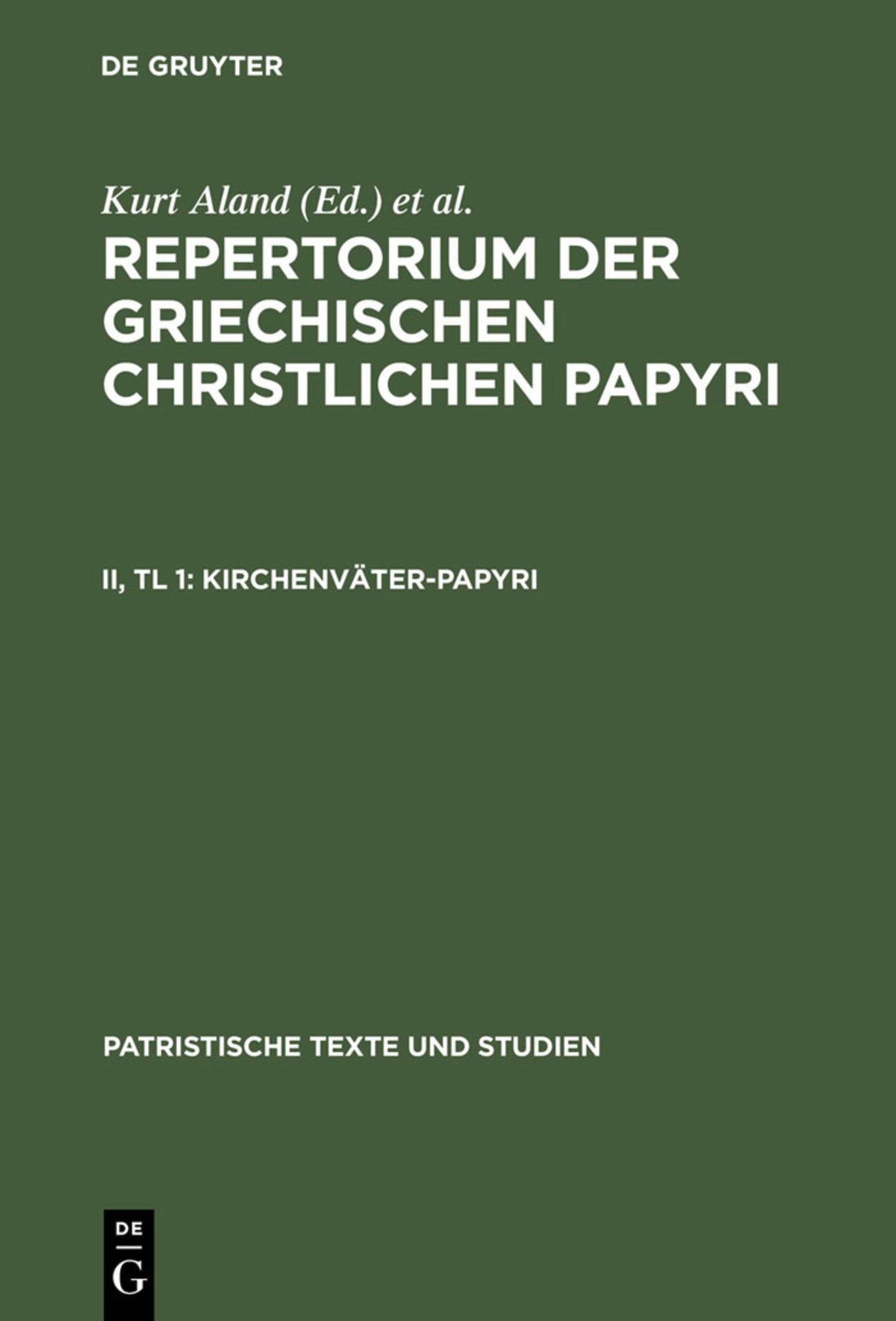 Kirchenväter-Papyri