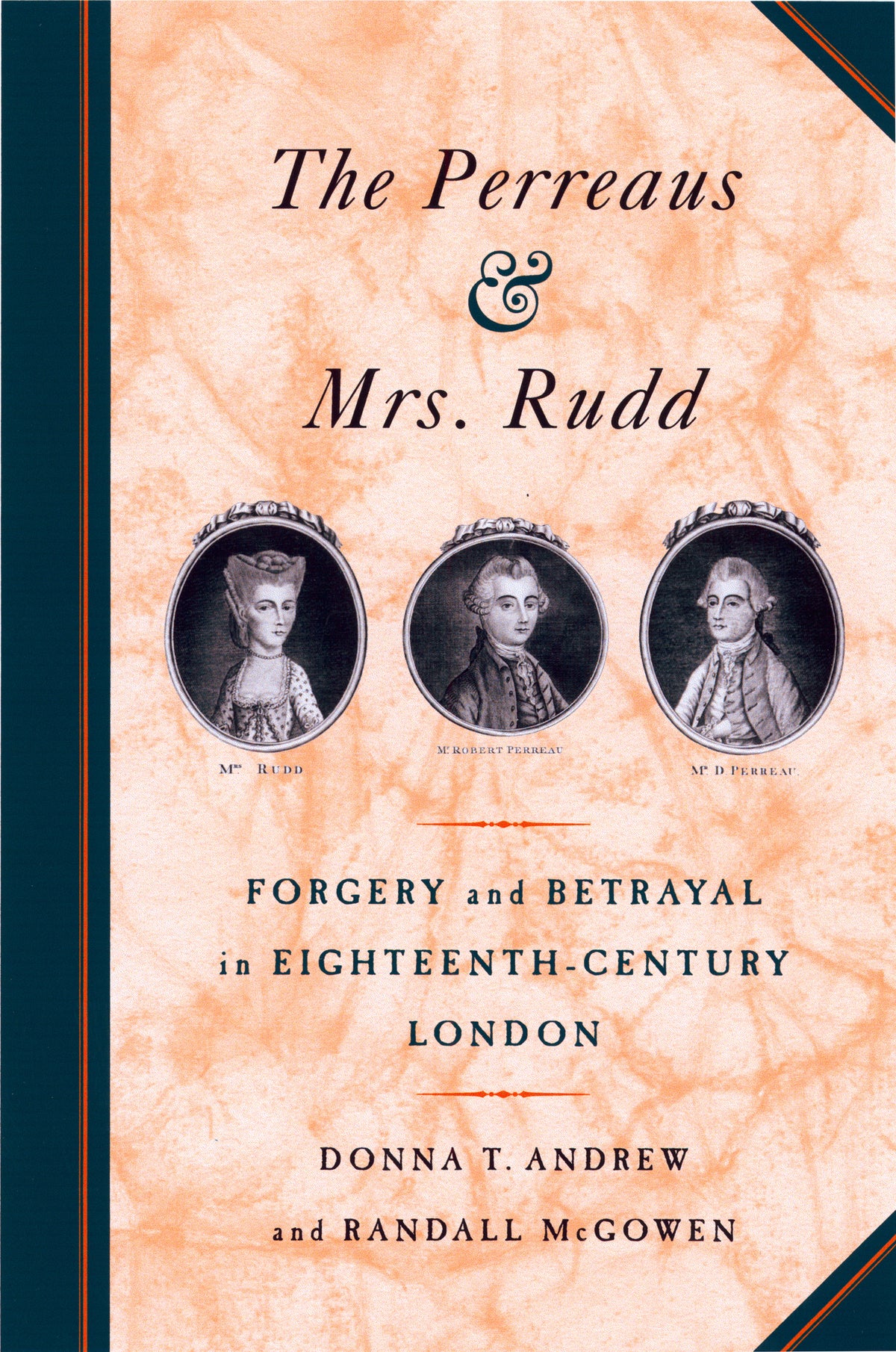 Cover image for The Perreaus and Mrs. Rudd ISBN 9780520923706
