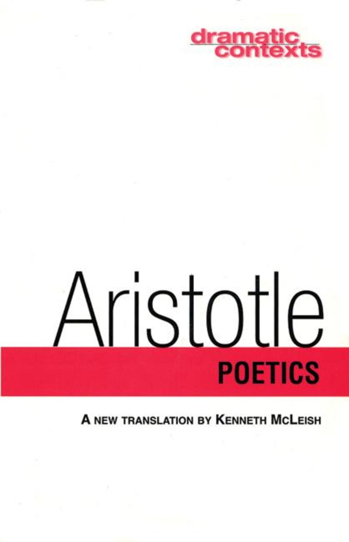 Cover image for Poetics ISBN 9781559361705
