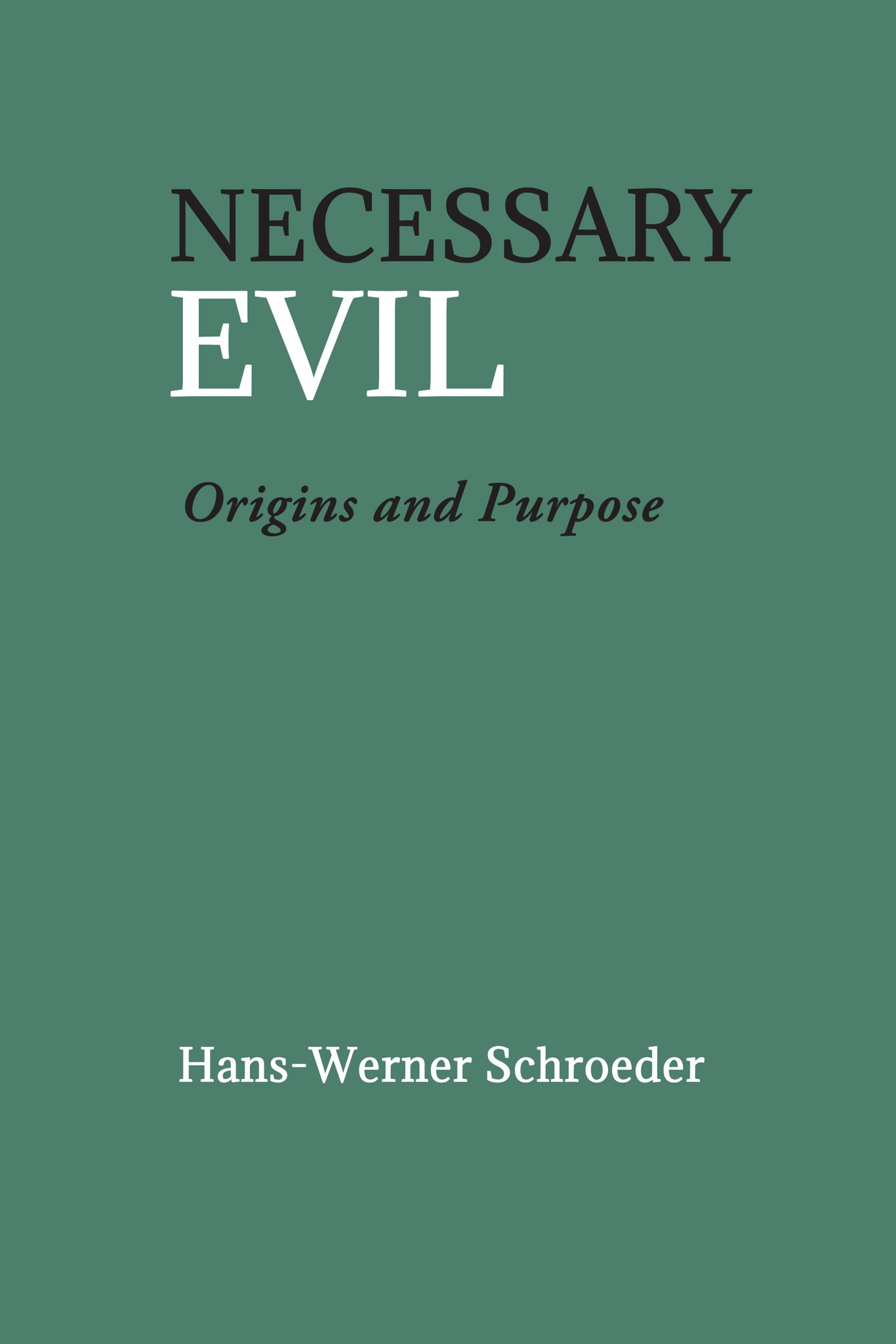 Cover image for Necessary Evil ISBN 9781782508014