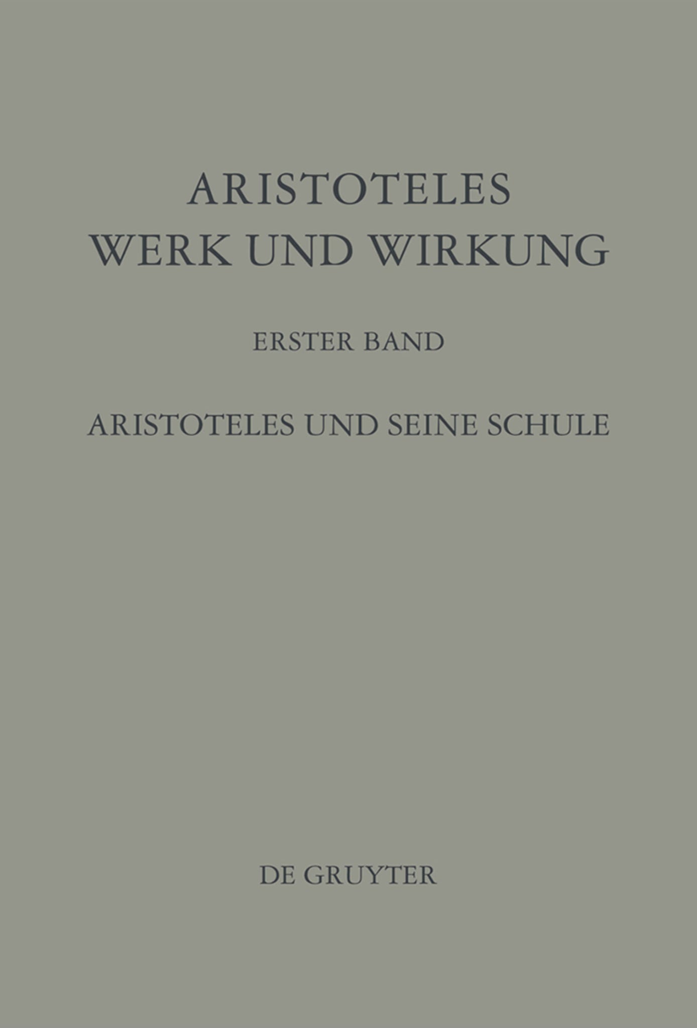 Aristoteles und seine Schule