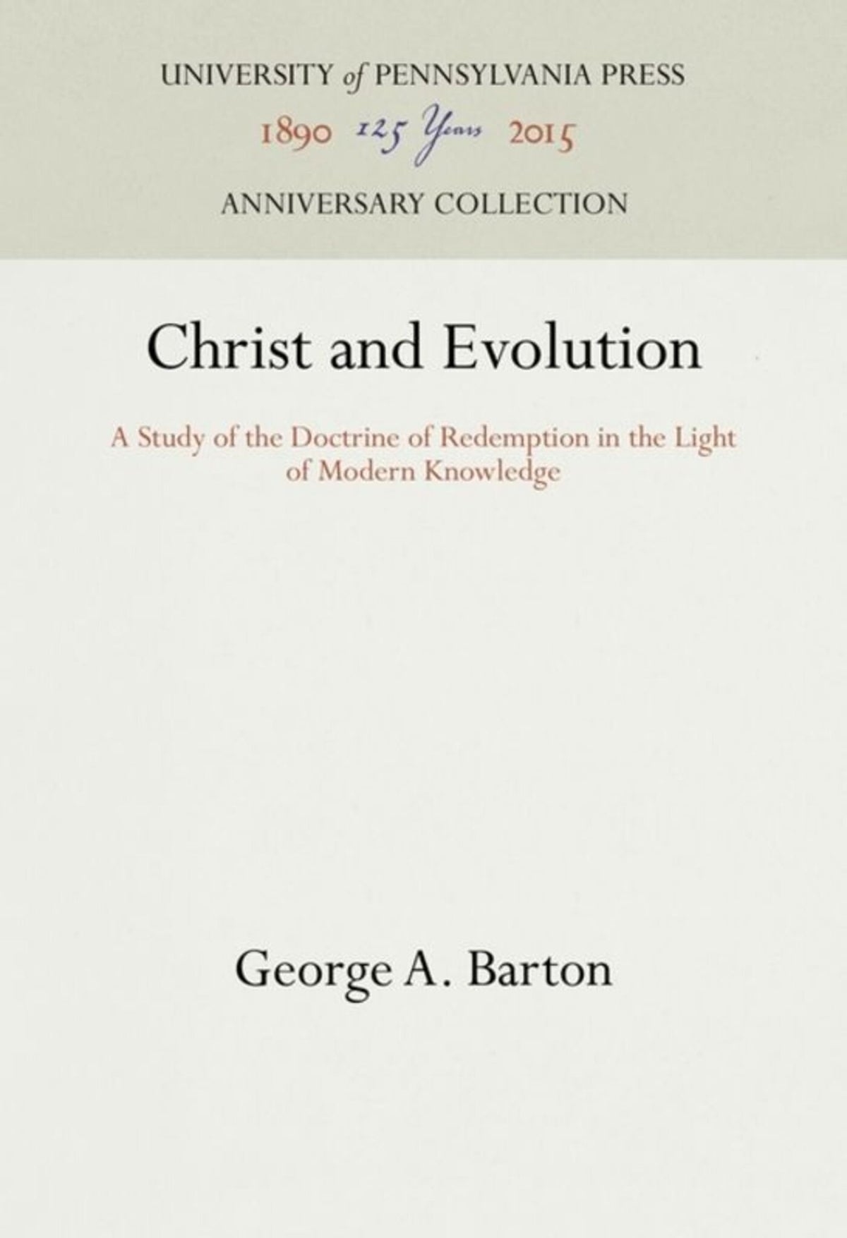 Christ and Evolution