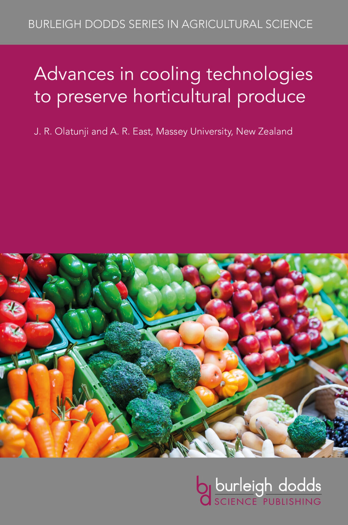 Cover image for Advances in cooling technologies to preserve horticultural produce ISBN 9781838799854