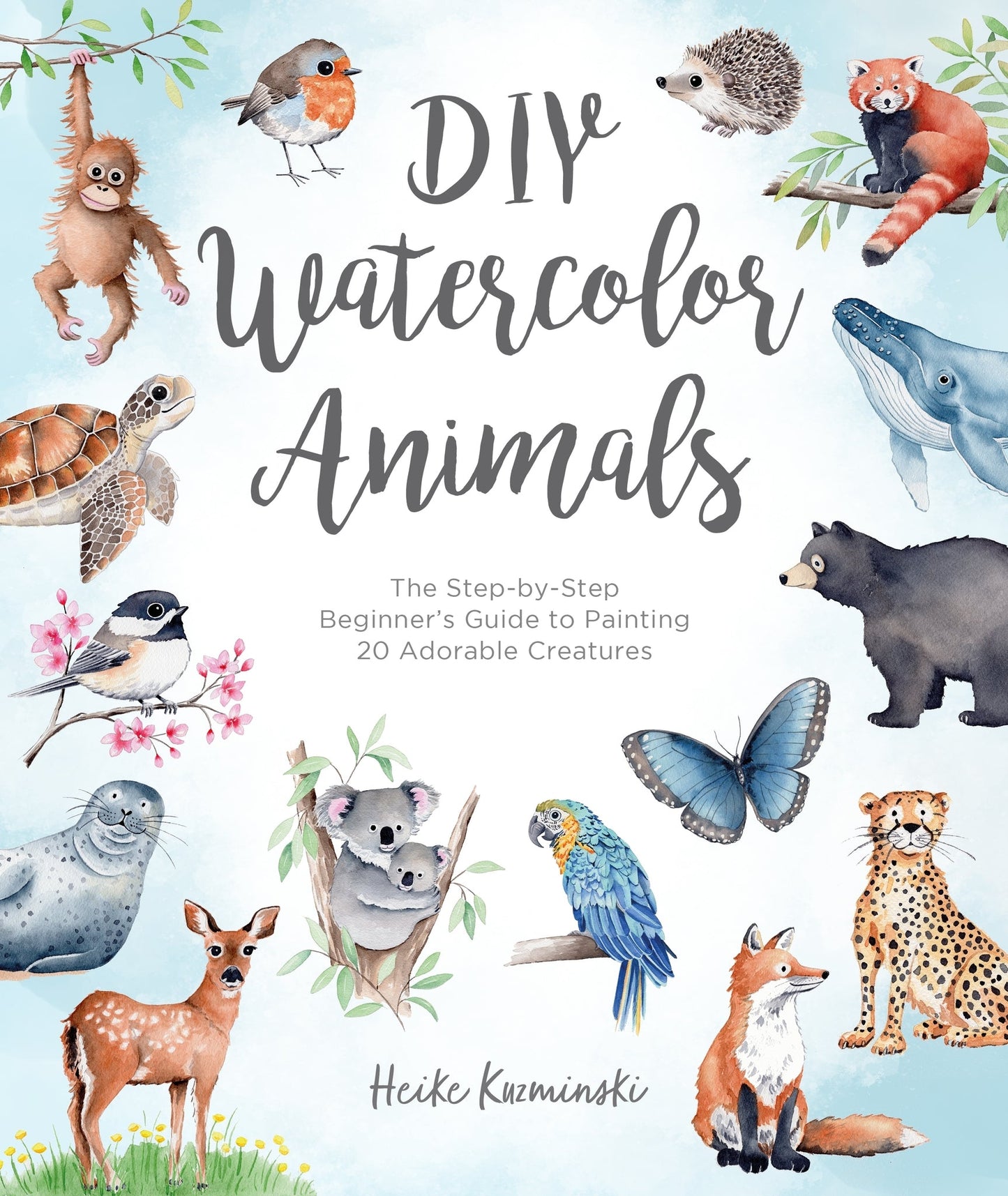 Cover image for DIY Watercolor Animals: ISBN 9781446317297