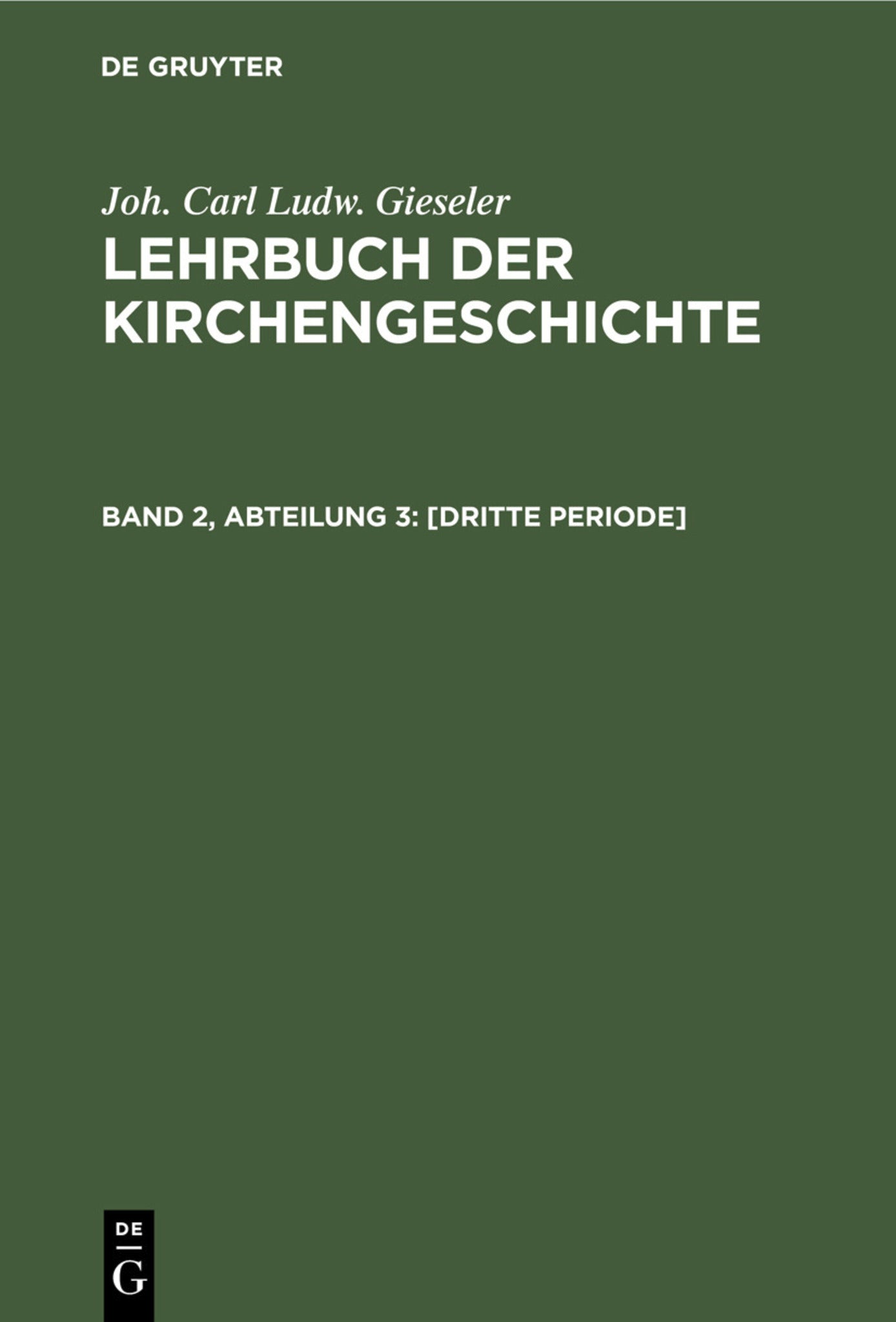 [Dritte Periode]