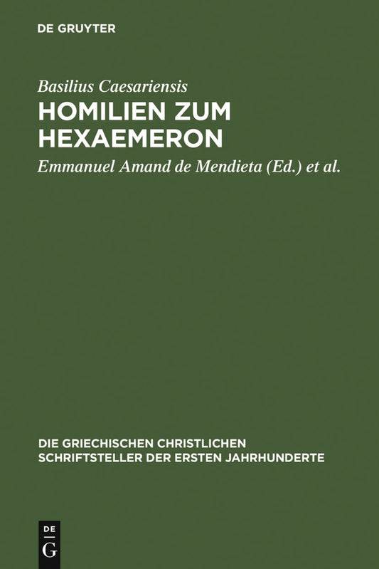 Homilien zum Hexaemeron