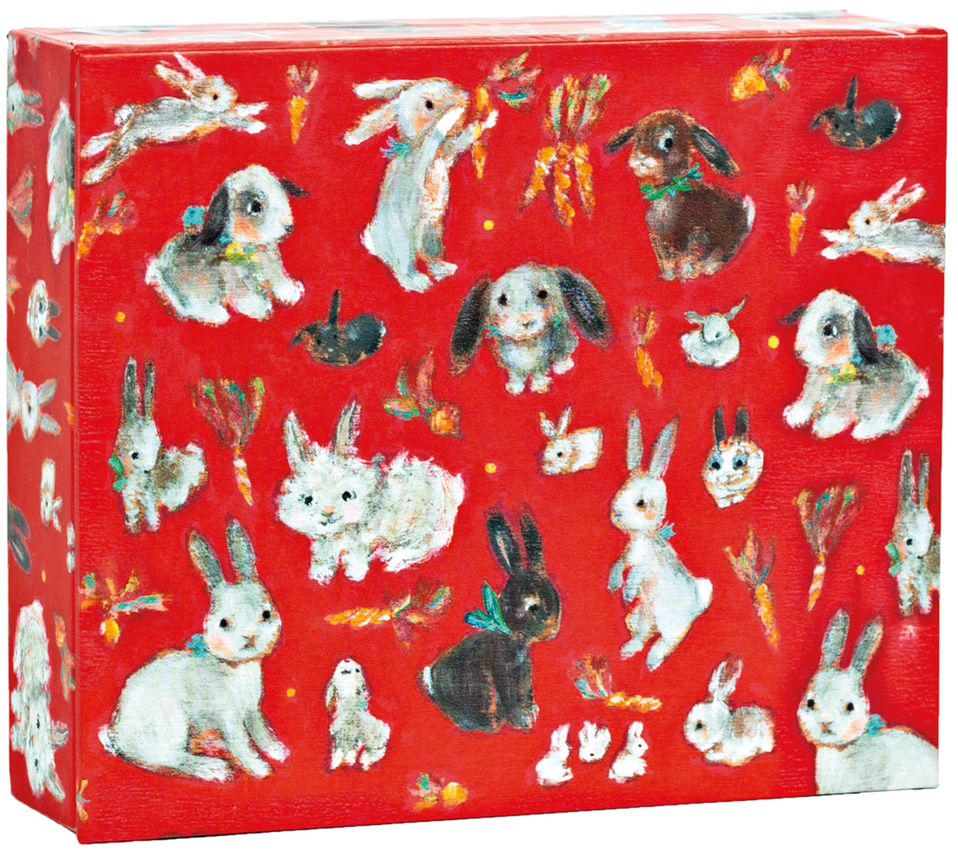 teNeues - QuickNotes: Honey Bunnies, Notecards with Box, Blank Inside, 20 Full Color Notecards with 20 Envelopes, Gift Box, Magnetic Enclosure, 4 of Each 5 Designs