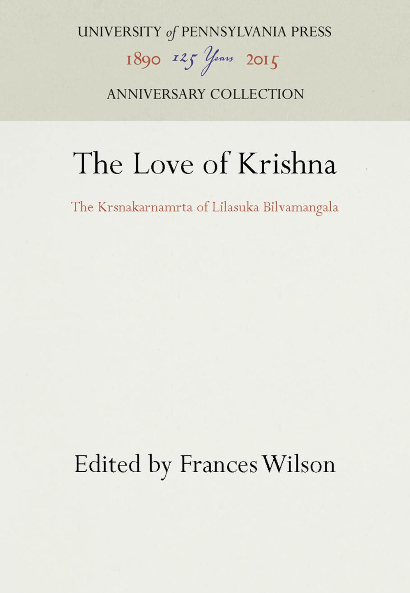 The Love of Krishna