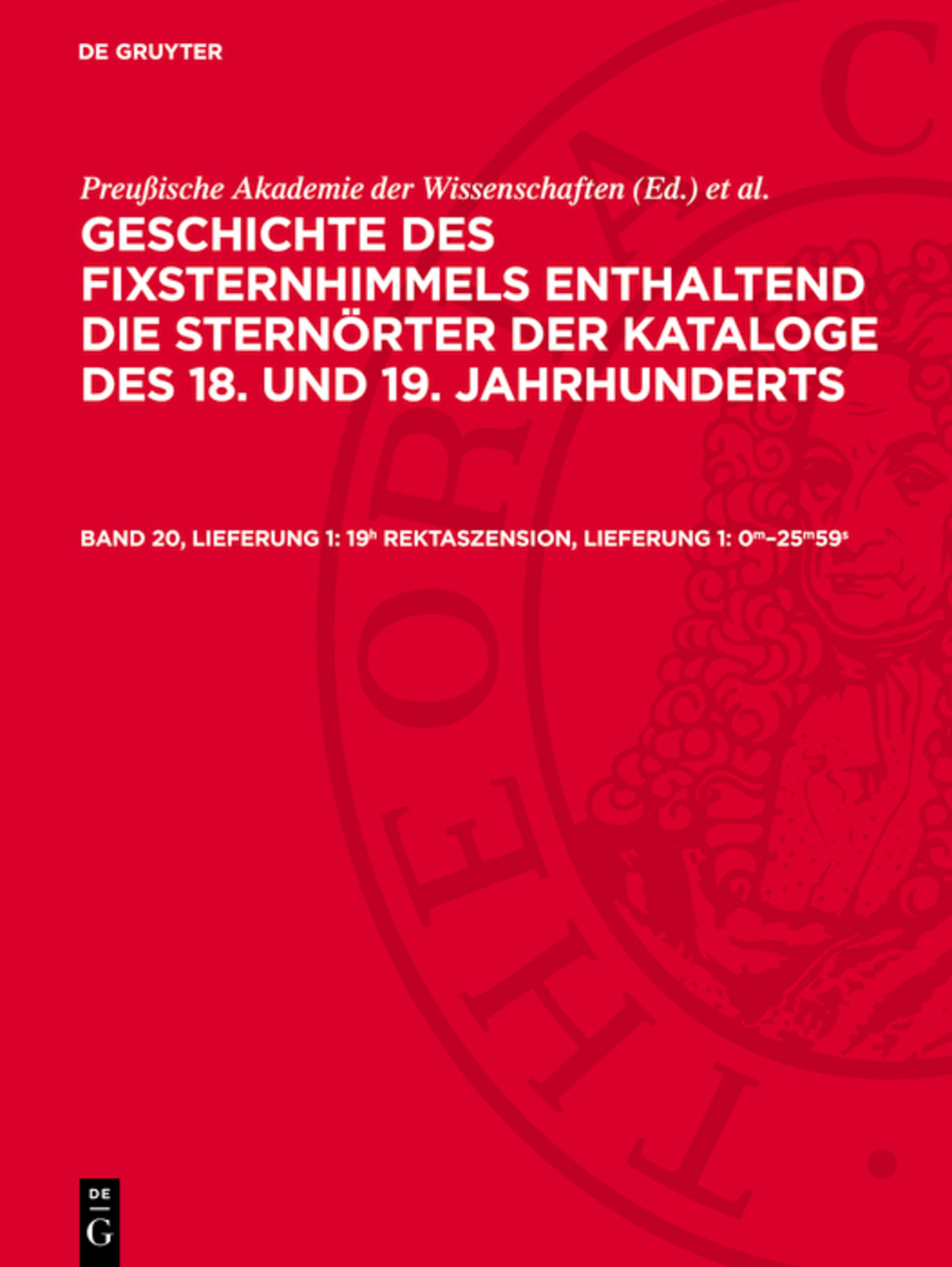 19h Rektaszension, Lieferung 1: 0m–25m59s