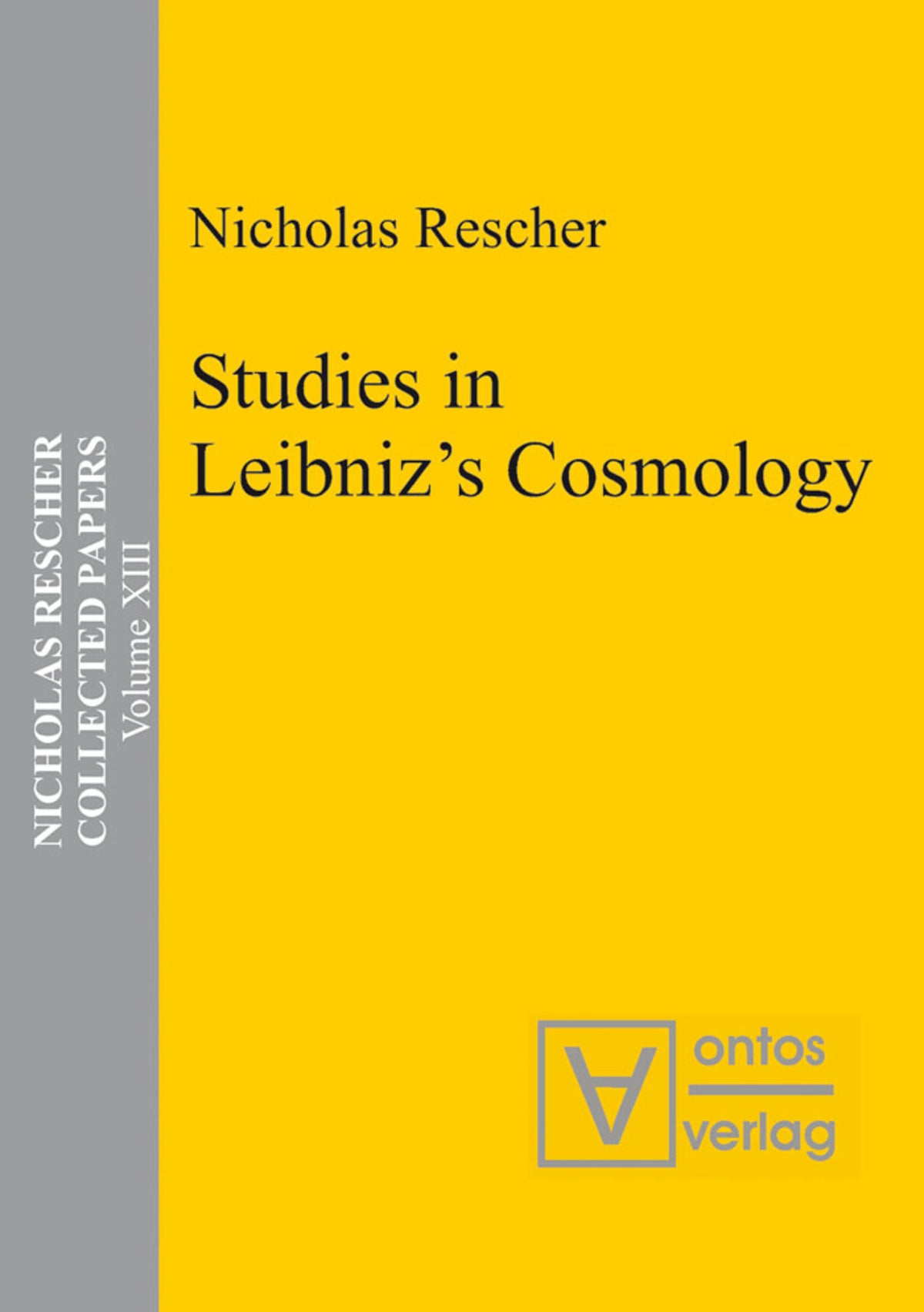 Cover image for Studies in Leibniz’s Cosmology ISBN 9783110332308