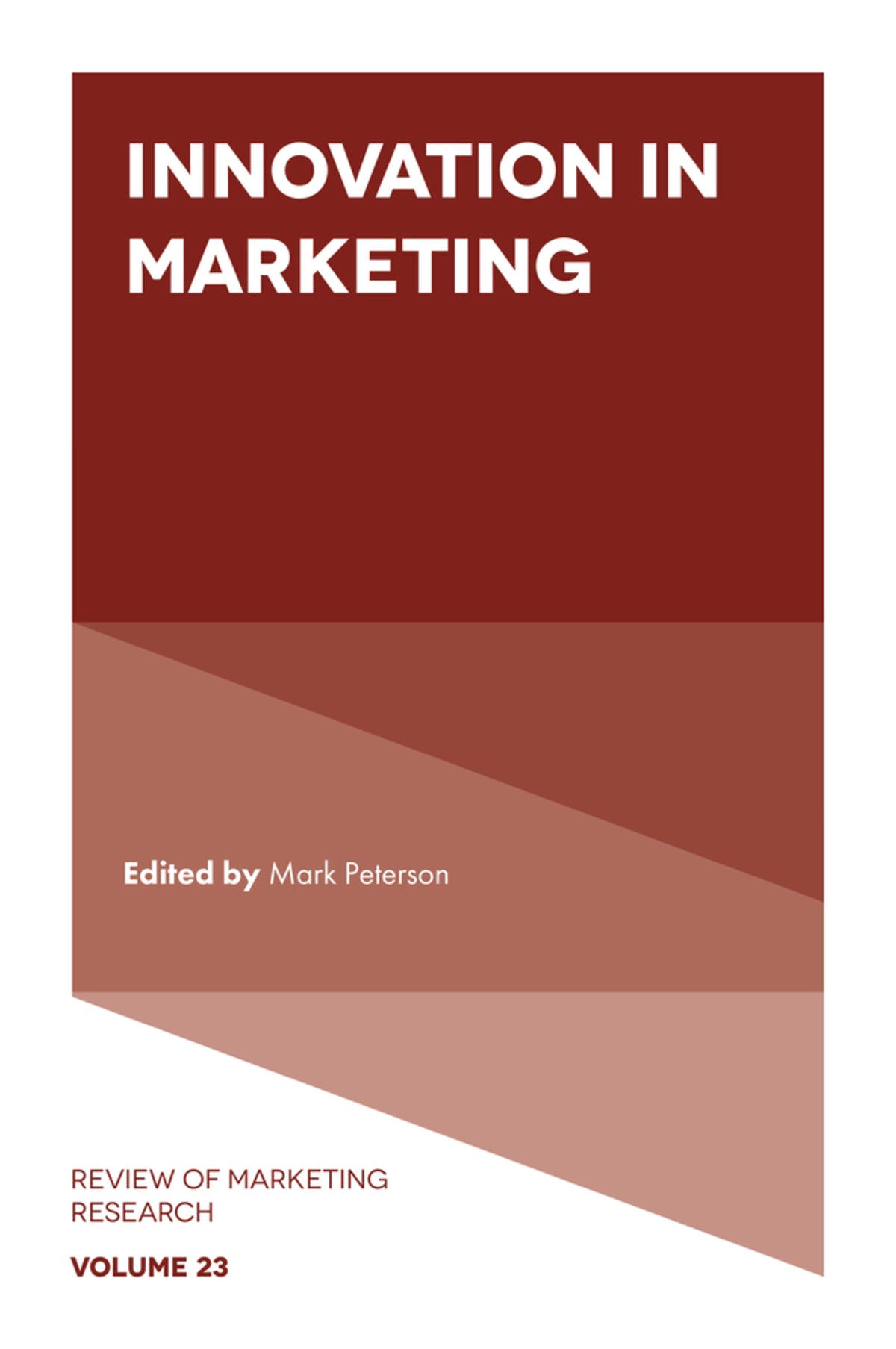 Cover image for Innovation in Marketing ISBN 9781837424351