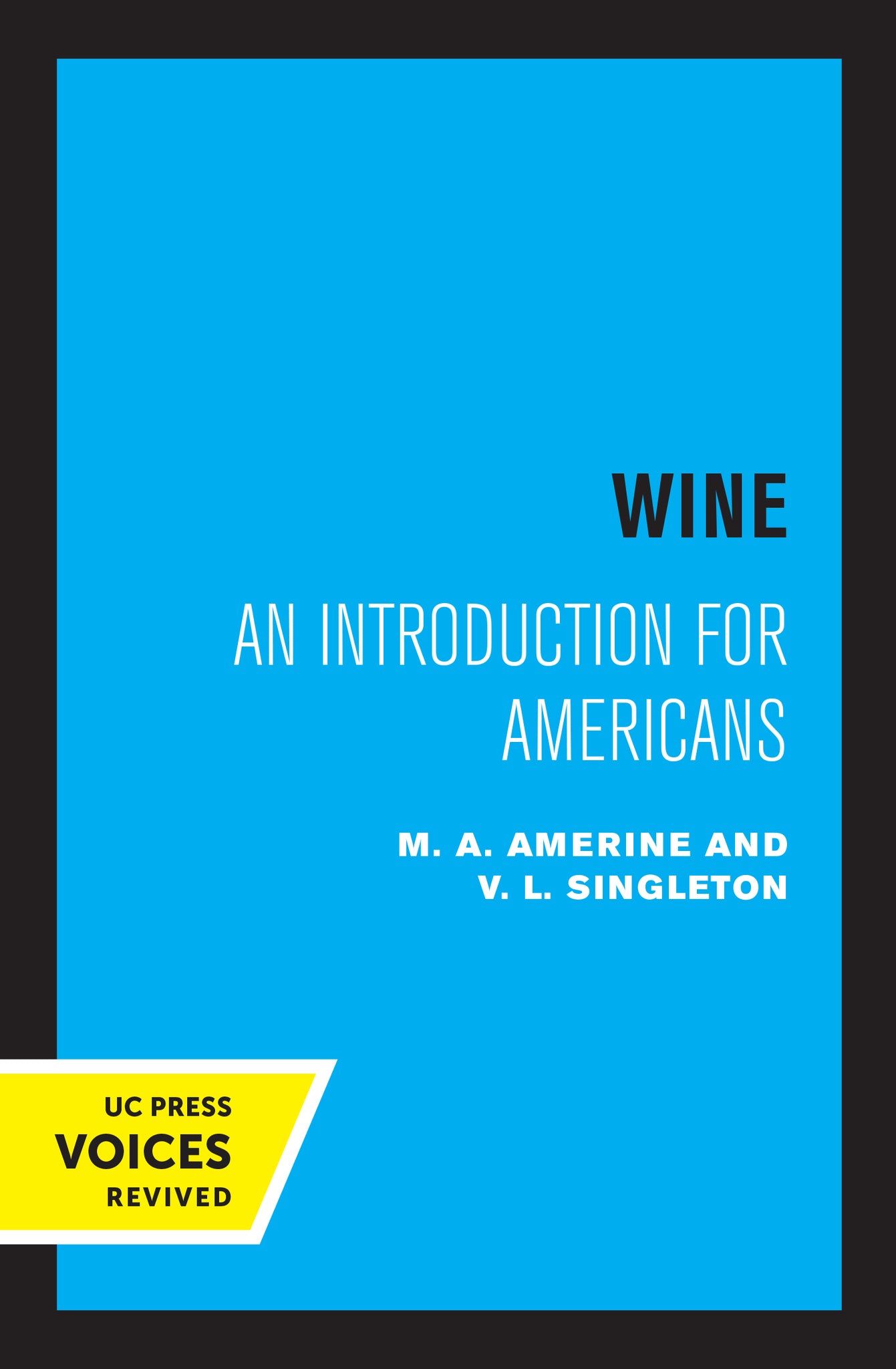Cover image for Wine ISBN 9780520308091