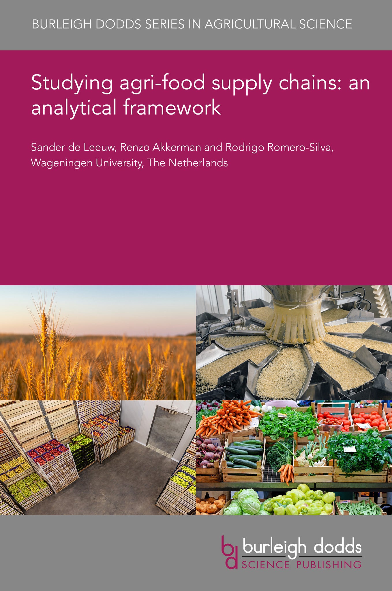 Cover image for Studying agri-food supply chains: an analytical framework ISBN 9781801468978