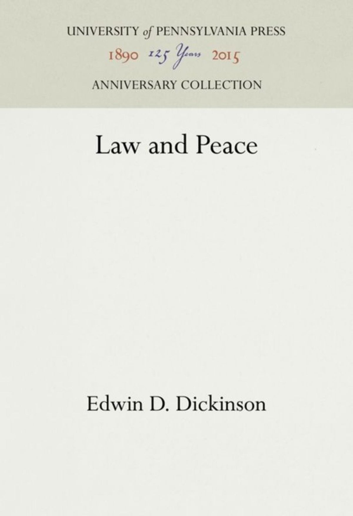 Law and Peace