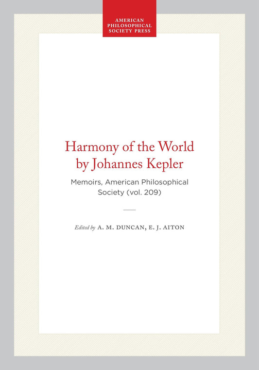 Harmony of the World by Johannes Kepler