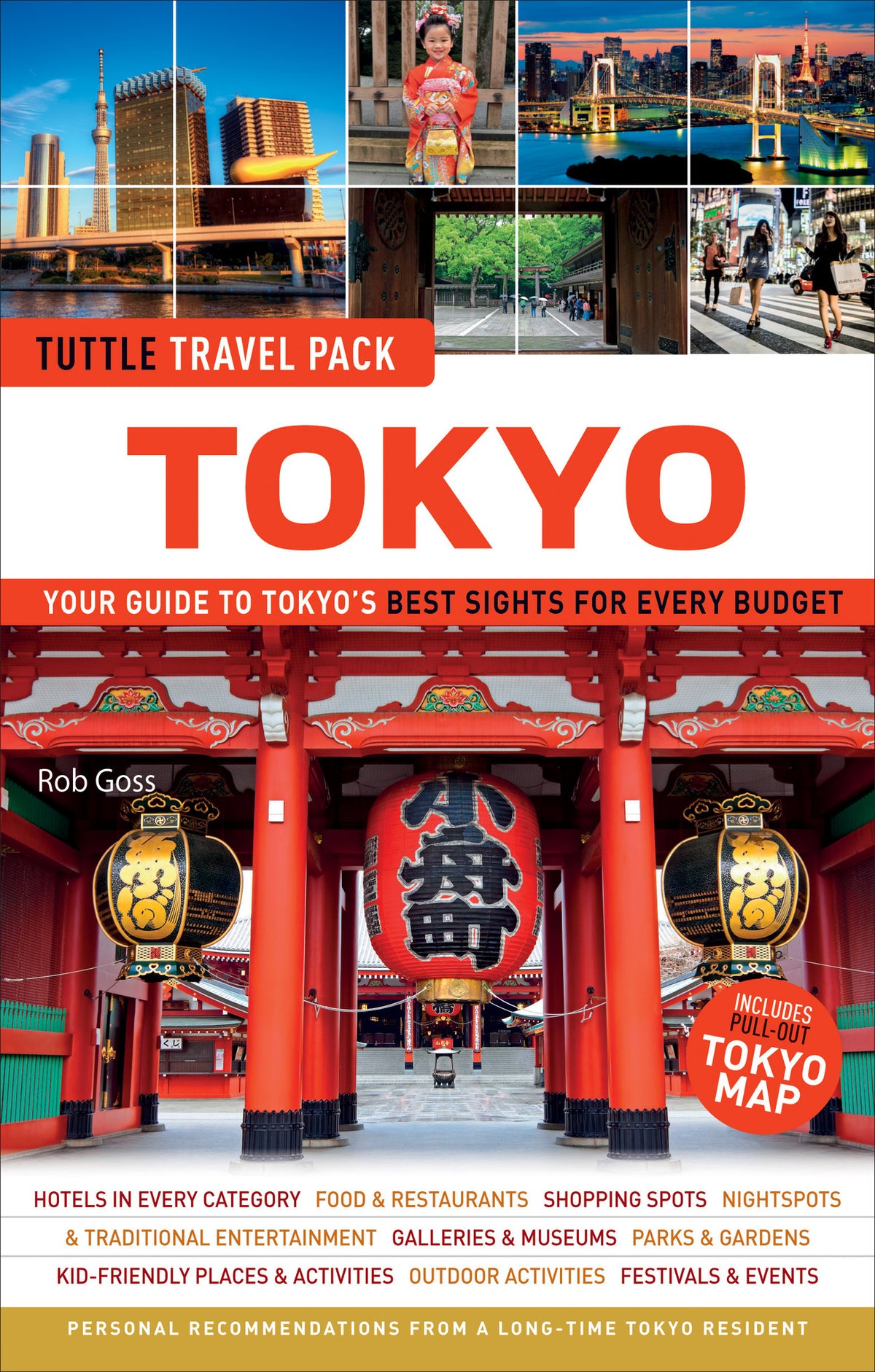 Cover image for Tokyo Travel Guide + Map: Tuttle Travel Pack ISBN 9784805310663