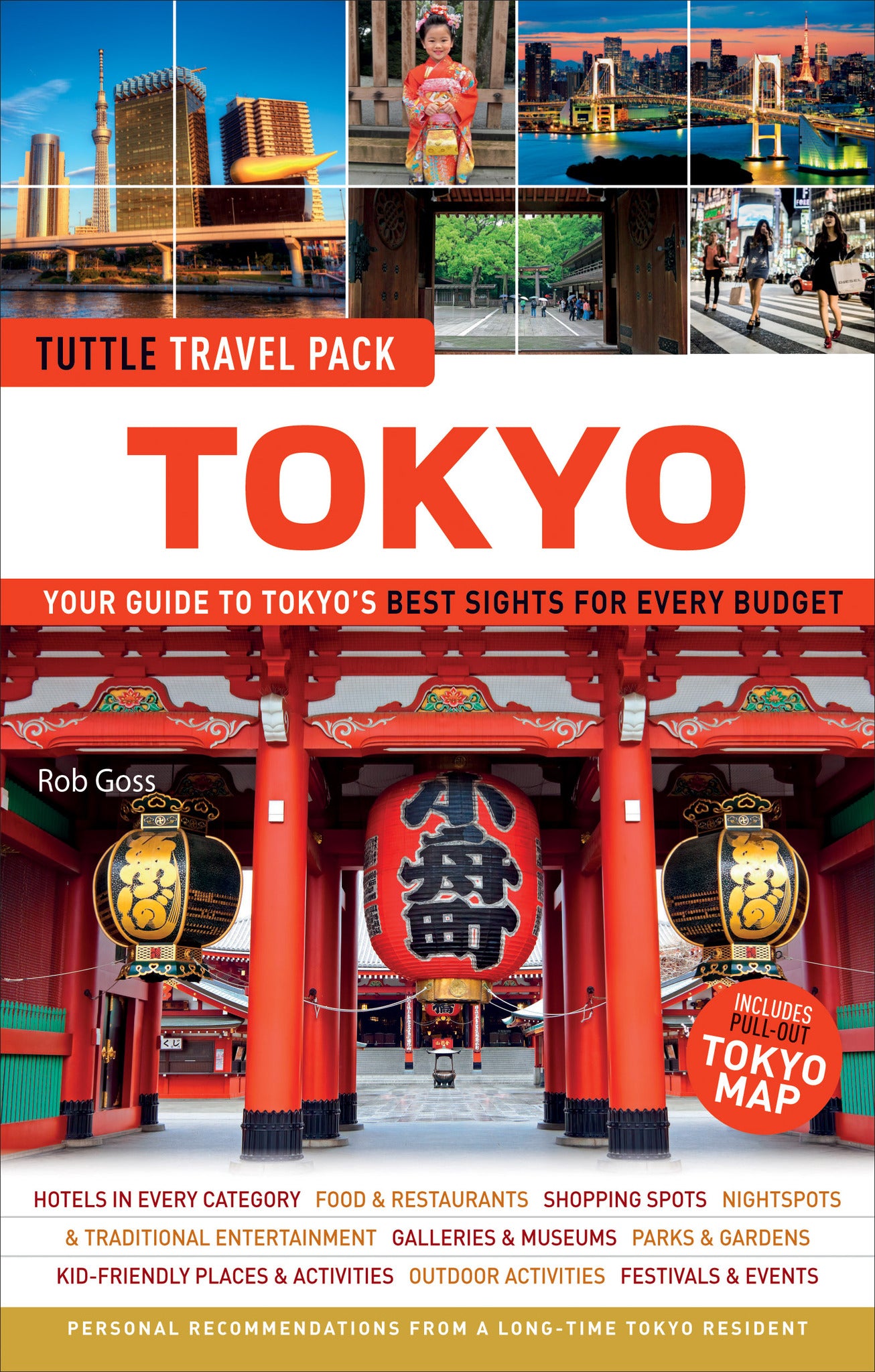 Cover image for Tokyo Travel Guide + Map: Tuttle Travel Pack ISBN 9784805310663