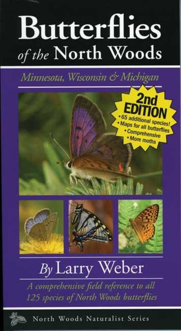 Cover image for Butterflies of the North Woods, 2nd Edition ISBN 9780967379357