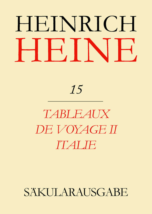 Tableaux de voyage II. Italie