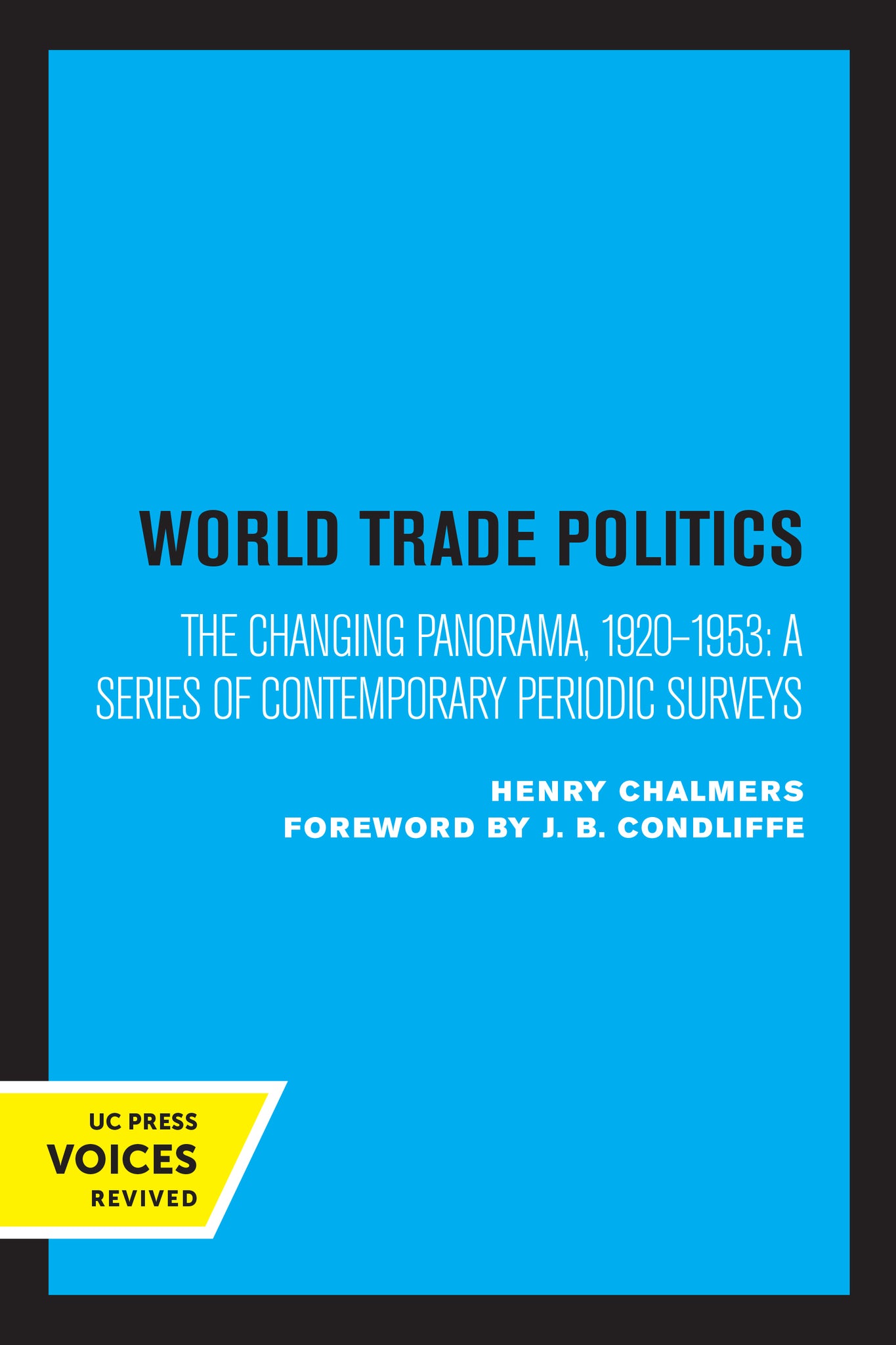Cover image for World Trade Policies ISBN 9780520349353