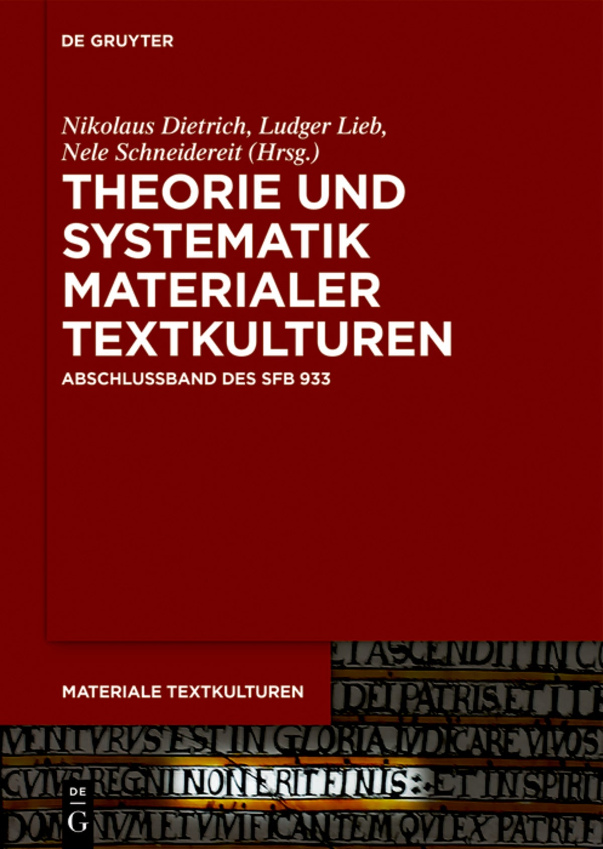 Cover image for Theorie und Systematik materialer Textkulturen ISBN 9783111291697