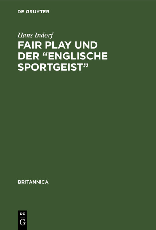 Fair Play und der „Englische Sportgeist“