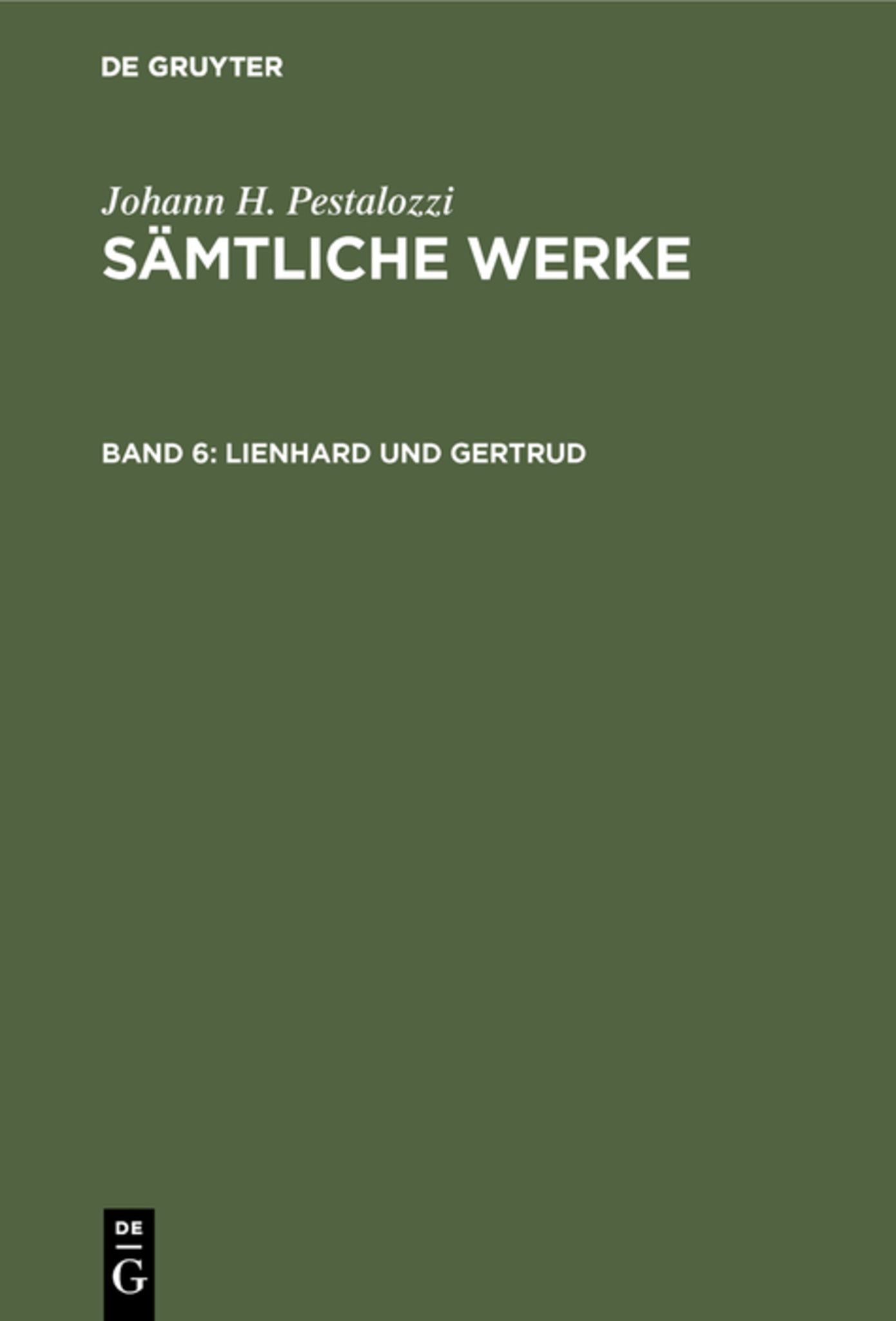 Lienhard und Gertrud